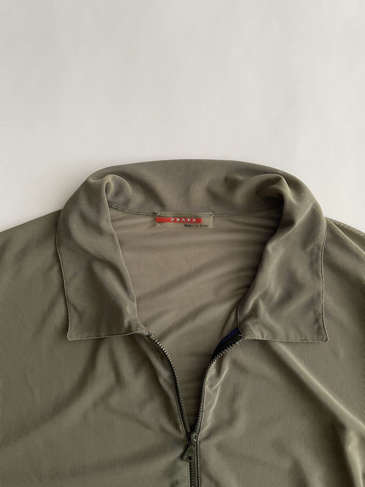 Prada Prada SS00 Side Stripes Zip Shirt Size US L / EU 52-54 / 3 - 7 Thumbnail