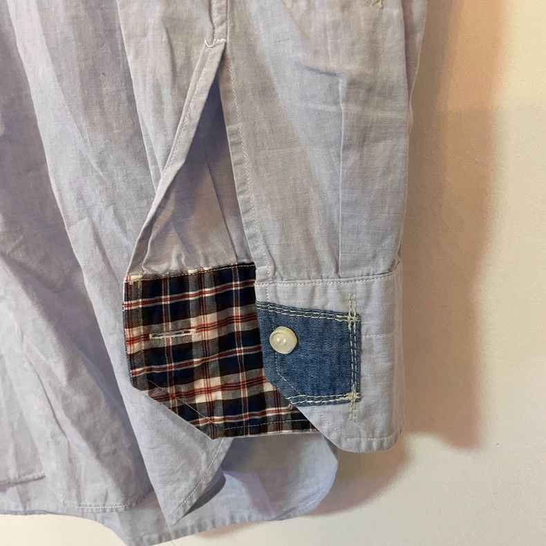 Junya Watanabe Junya Watanabe Stitched denim plaid corduroy light blue sp Size US M / EU 48-50 / 2 - 4 Thumbnail