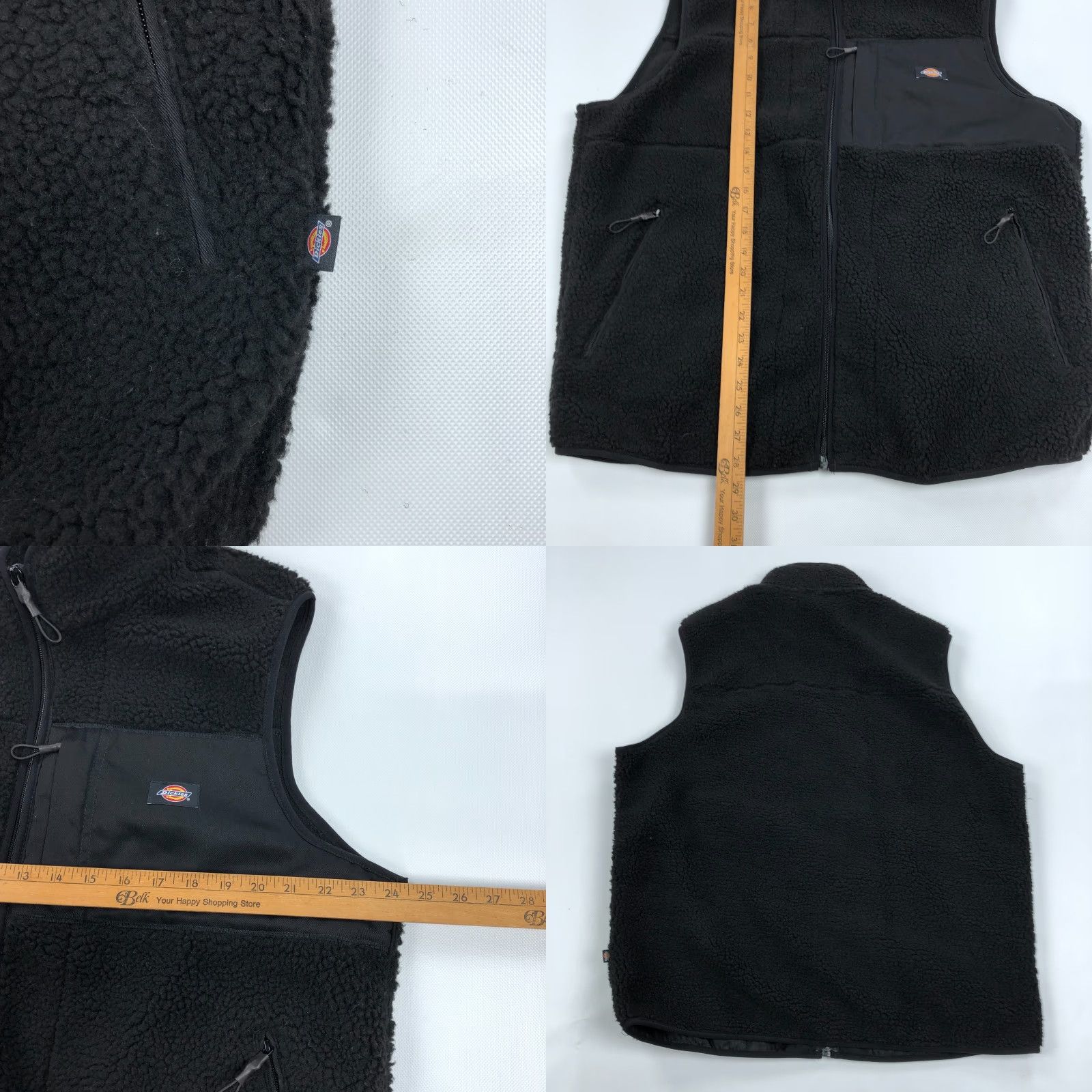 Dickies Dickies Fleece Vest Men's XL Black Chute Workwear Casual Vest men's XL Black fleece vest Dickies Vest Size US XL / EU 56 / 4 - 8 Thumbnail