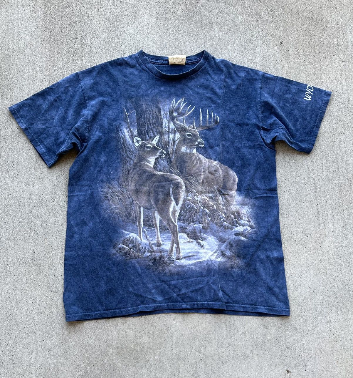 The Mountain × Vintage Vintage The Mountain Tee Shirt Animal Deer 90s Large Size US L / EU 52-54 / 3 - 1 Thumbnail