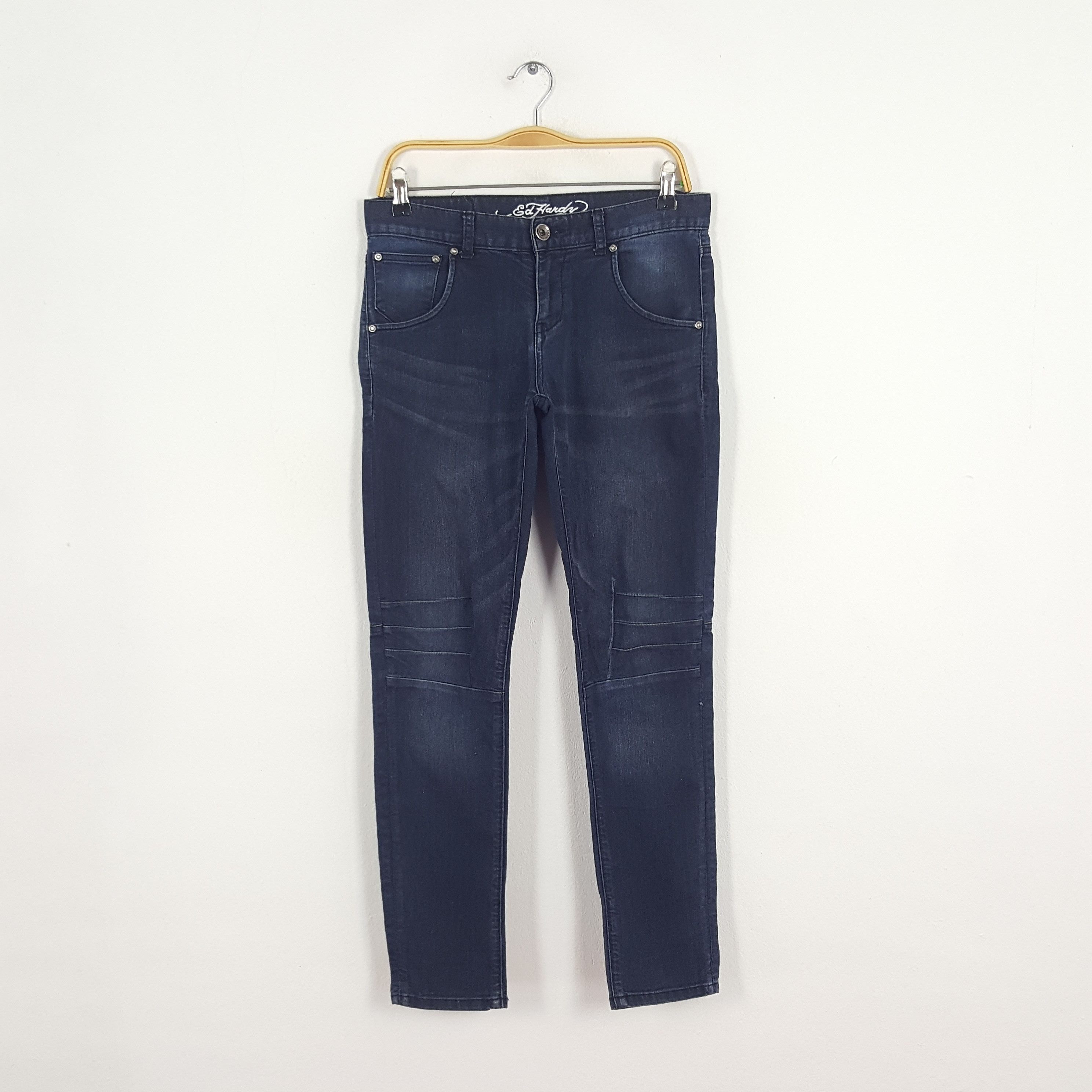 Christian Audigier × Ed Hardy × Vintage Vintage Ed Hardy by Christian Audiger Denim Jeans Size US 30 / EU 46 - 4 Thumbnail