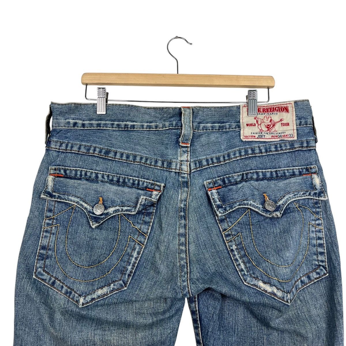 True Religion Vintage True Religion Custom Short Denim Jeans Size US 36 / EU 52 - 6 Thumbnail