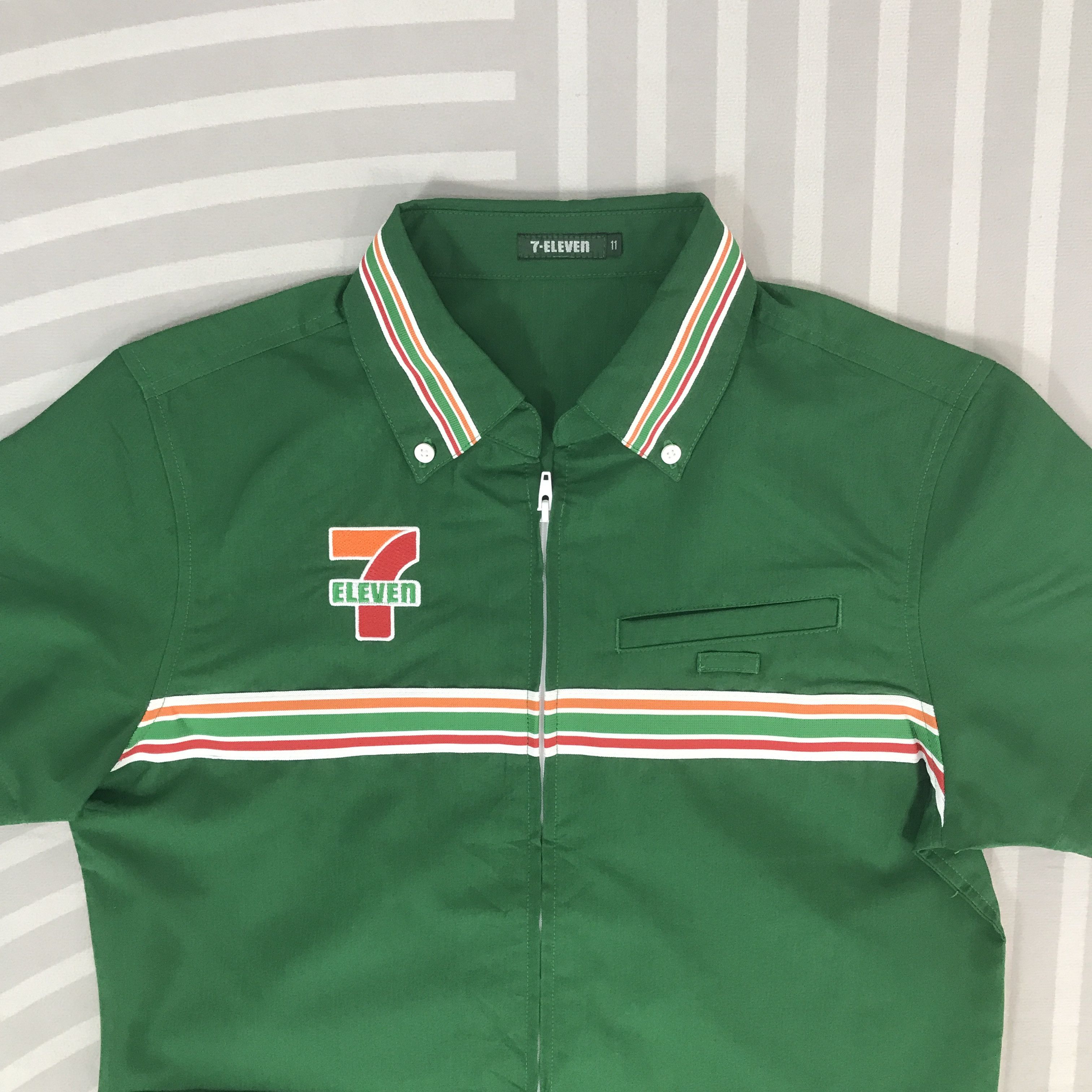 Japanese Brand Vintage 7 Eleven uniform shirt Jacket Size US M / EU 48-50 / 2 - 3 Thumbnail