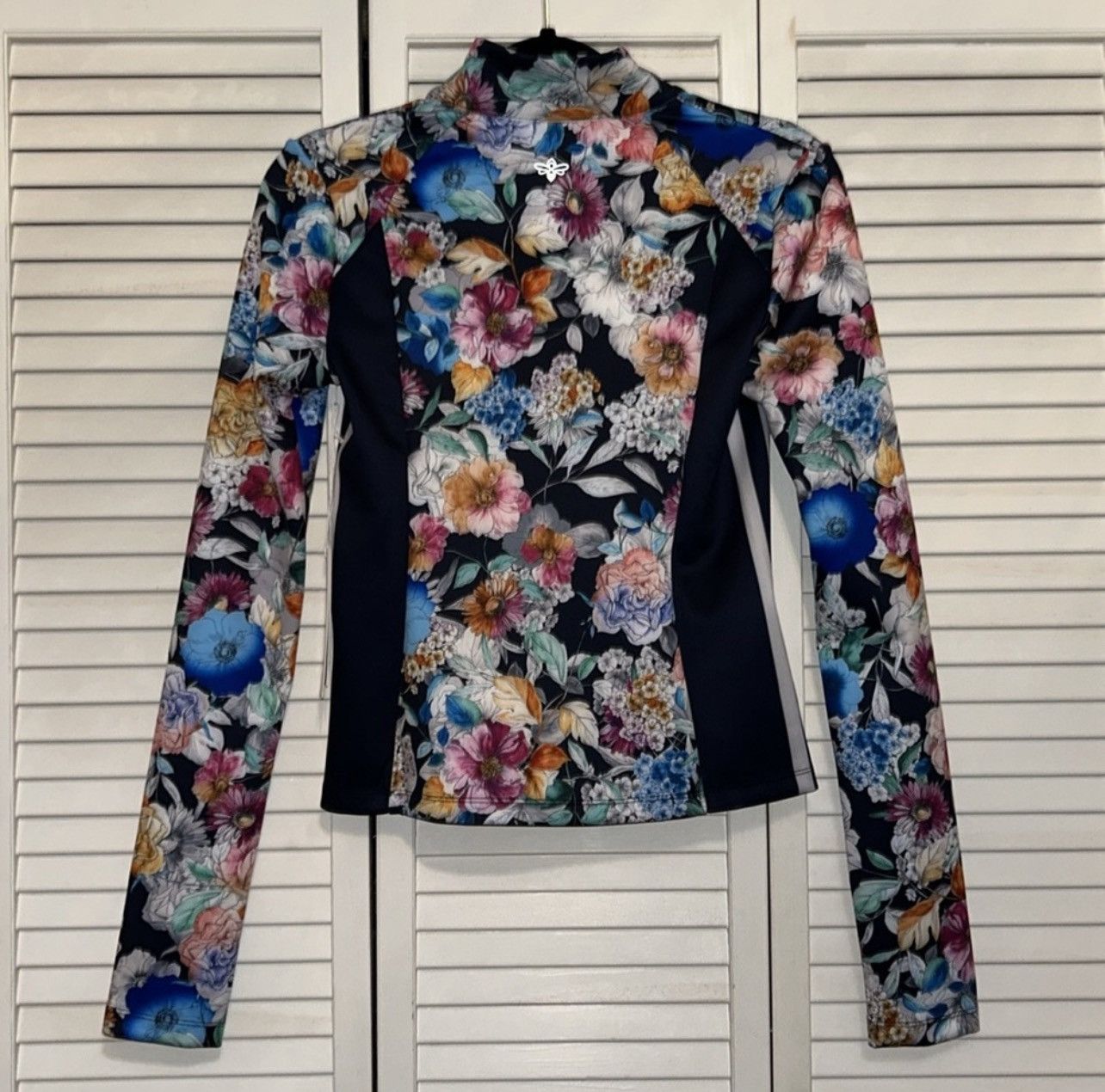 Johnny Was JOHNNY WAS ACTIVE FALL DANCE FITTED ATHLETIC Floral JACKET Size XS / US 0-2 / IT 36-38 - 6 Thumbnail