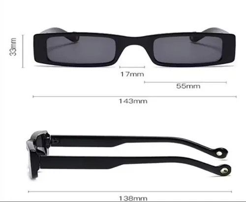 Vintage Vintage square frame sunglasses Size ONE SIZE - 4 Thumbnail
