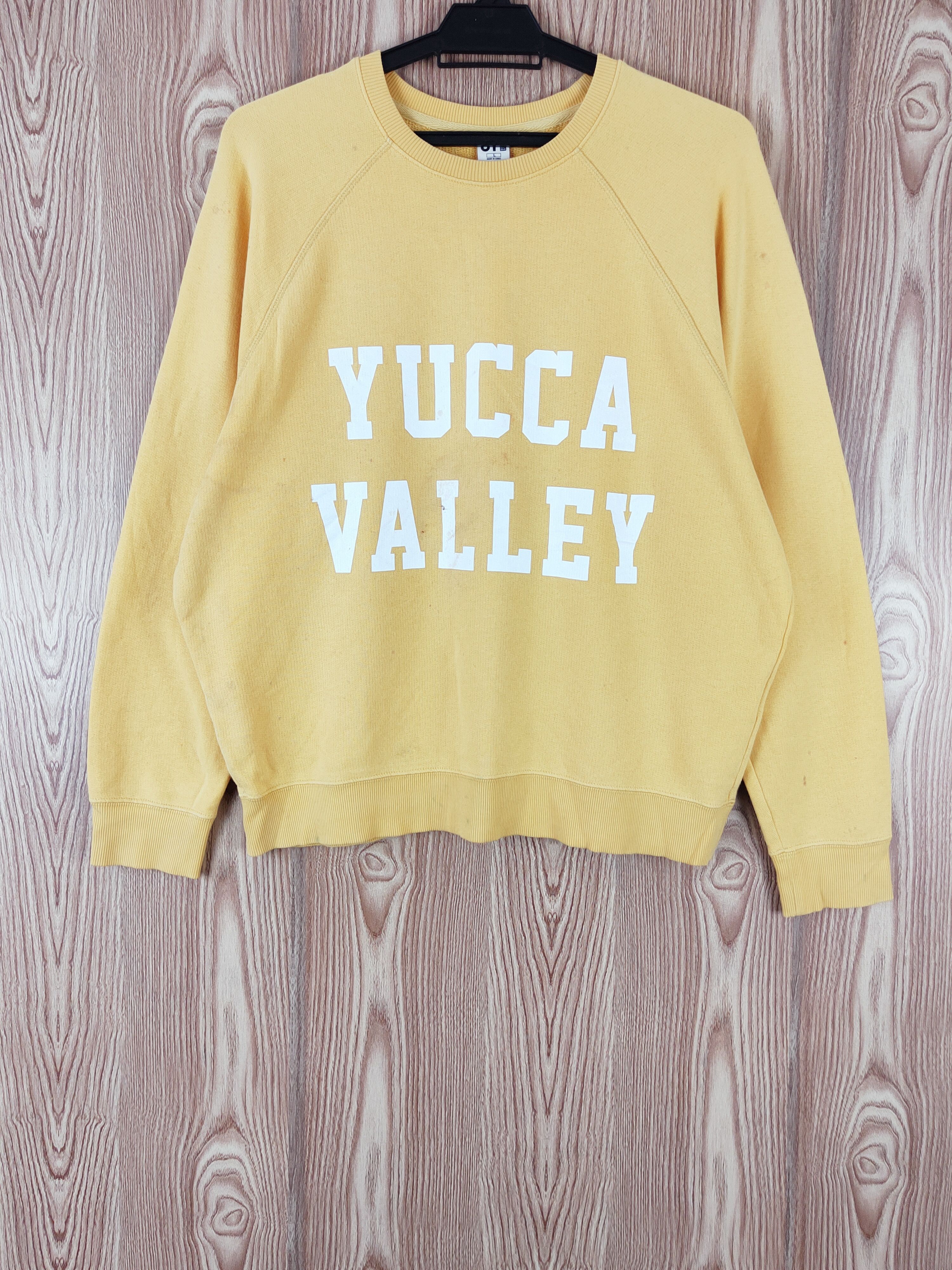 California Republic 1978 Yucca Valley X Uniqlo Yellow Sweatshirts #W186 Size US L / EU 52-54 / 3 - 1 Thumbnail