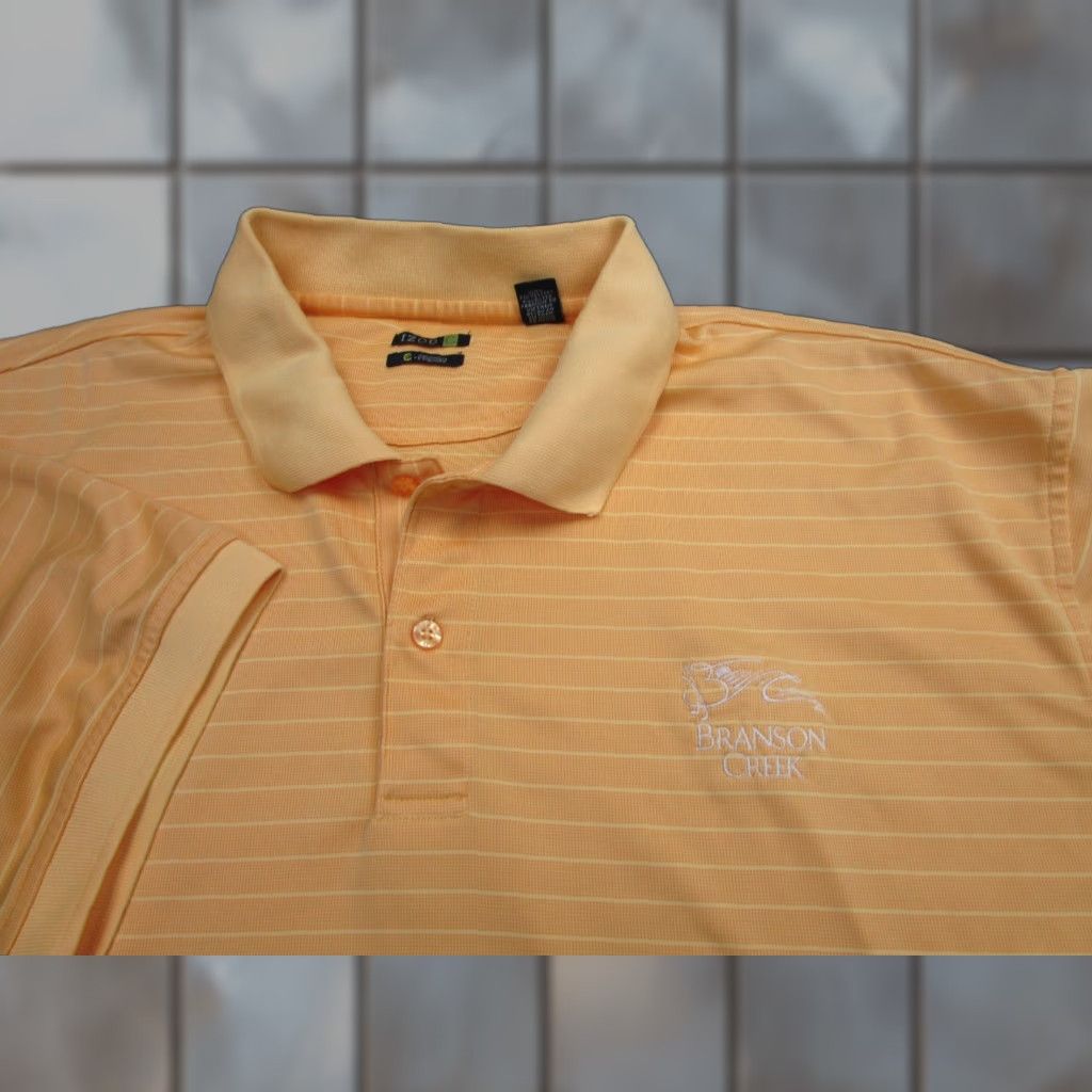 Izod IZOD Brand Polo Shirt Mens 2XL Yellow Branson Creek Country Club Golf Resort Course Size US XXL / EU 58 / 5 - 1 Thumbnail