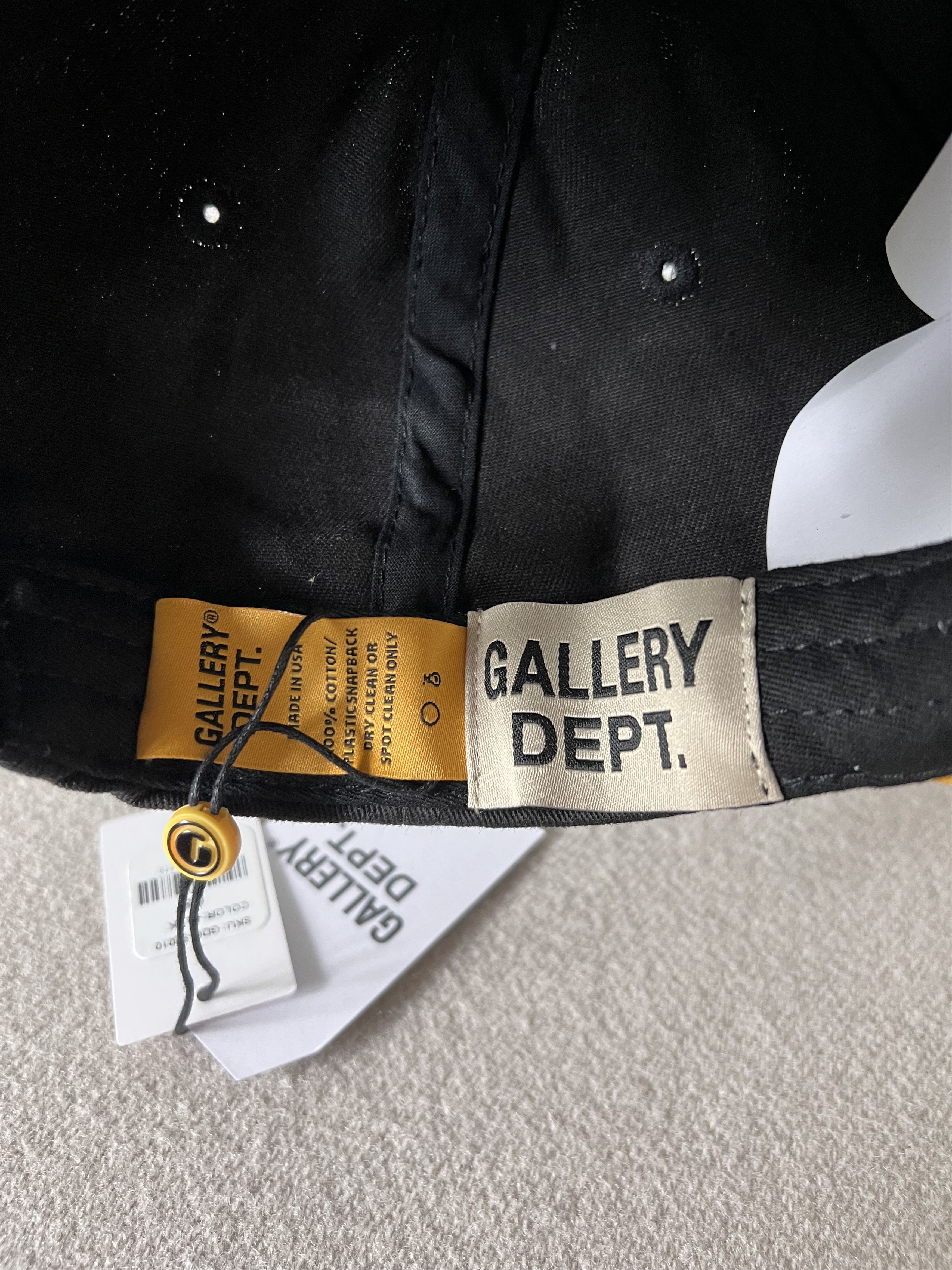 Gallery Dept. Gallery Dept. Collectors Cap in Black Yellow Size ONE SIZE - 5 Thumbnail