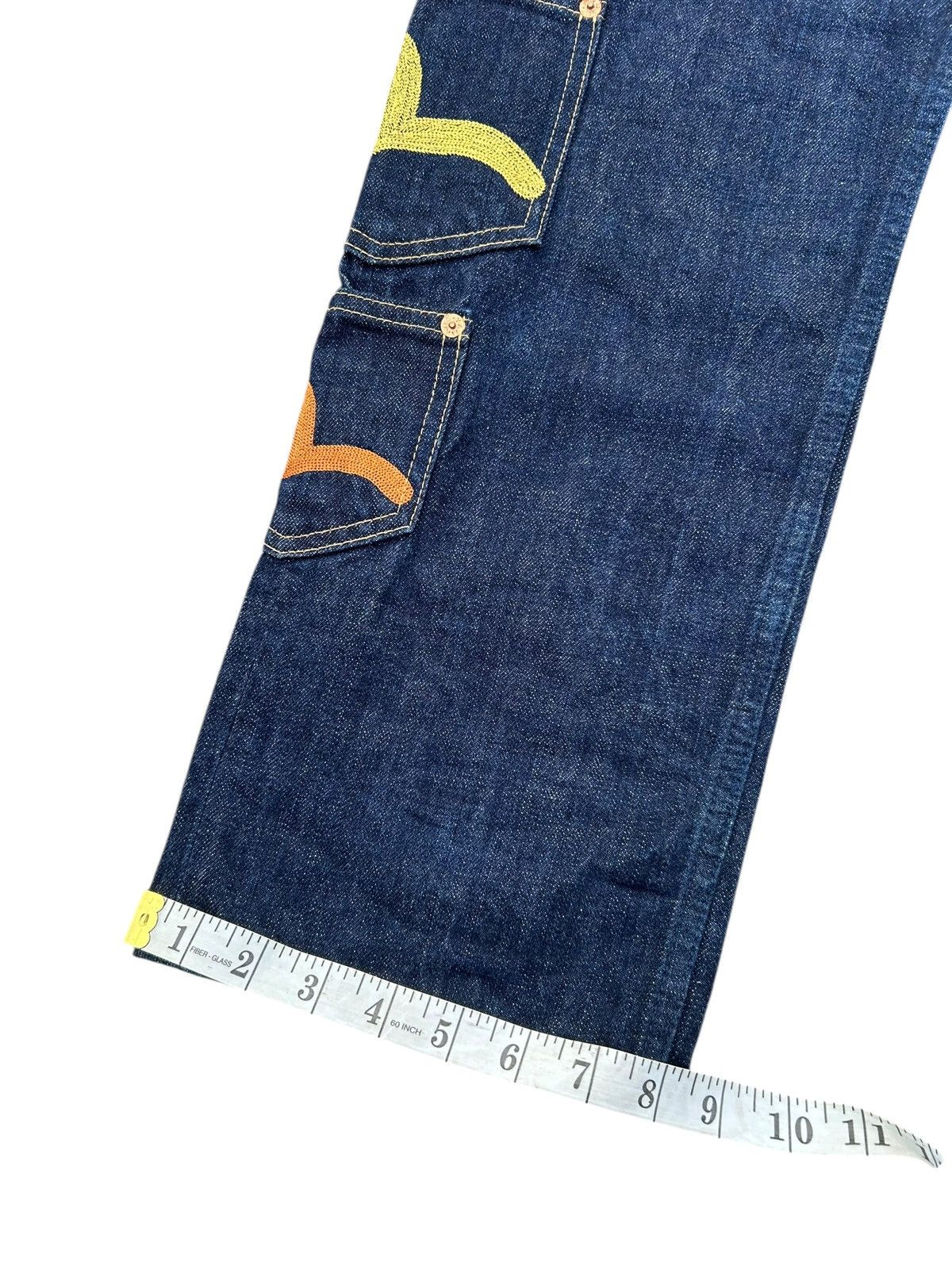 Evisu VINTAGE EVISU SELVEDGE MULTI POCKET DENIM JEAN MADE IN JAPAN Size US 32 / EU 48 - 23 Thumbnail