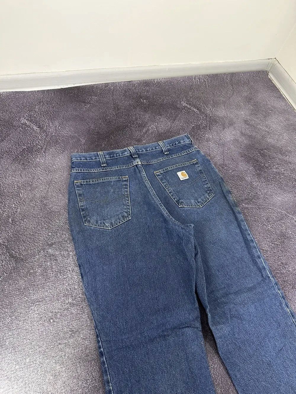 Carhartt Vintage Carhartt USA Stone Washed Faded Opium Y2K Work Jeans Size US 32 / EU 48 - 5 Thumbnail