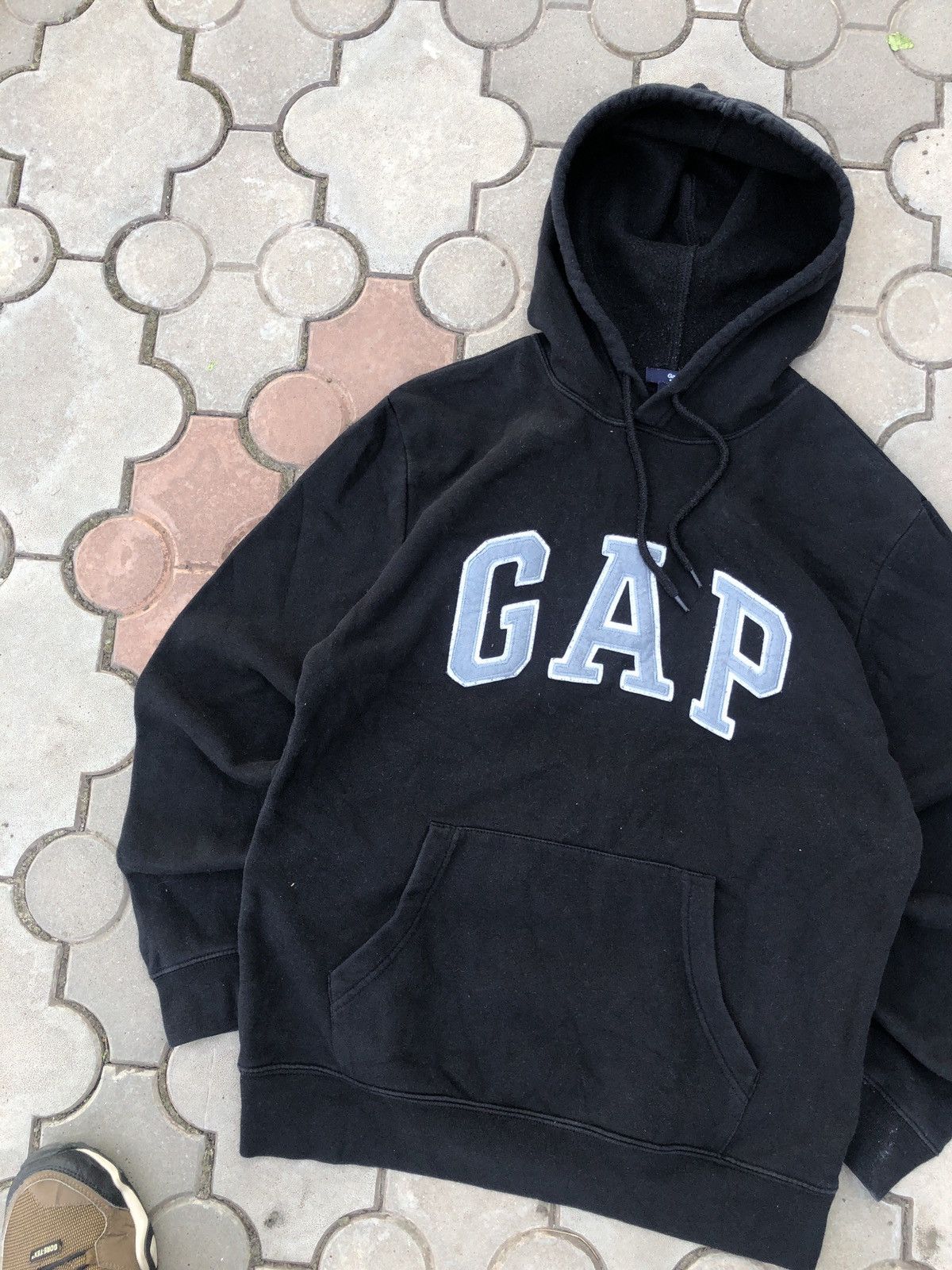 Gap × Vintage Vintage Gap Spell Out Hoodie Yeezy style Size US S / EU 44-46 / 1 - 3 Thumbnail