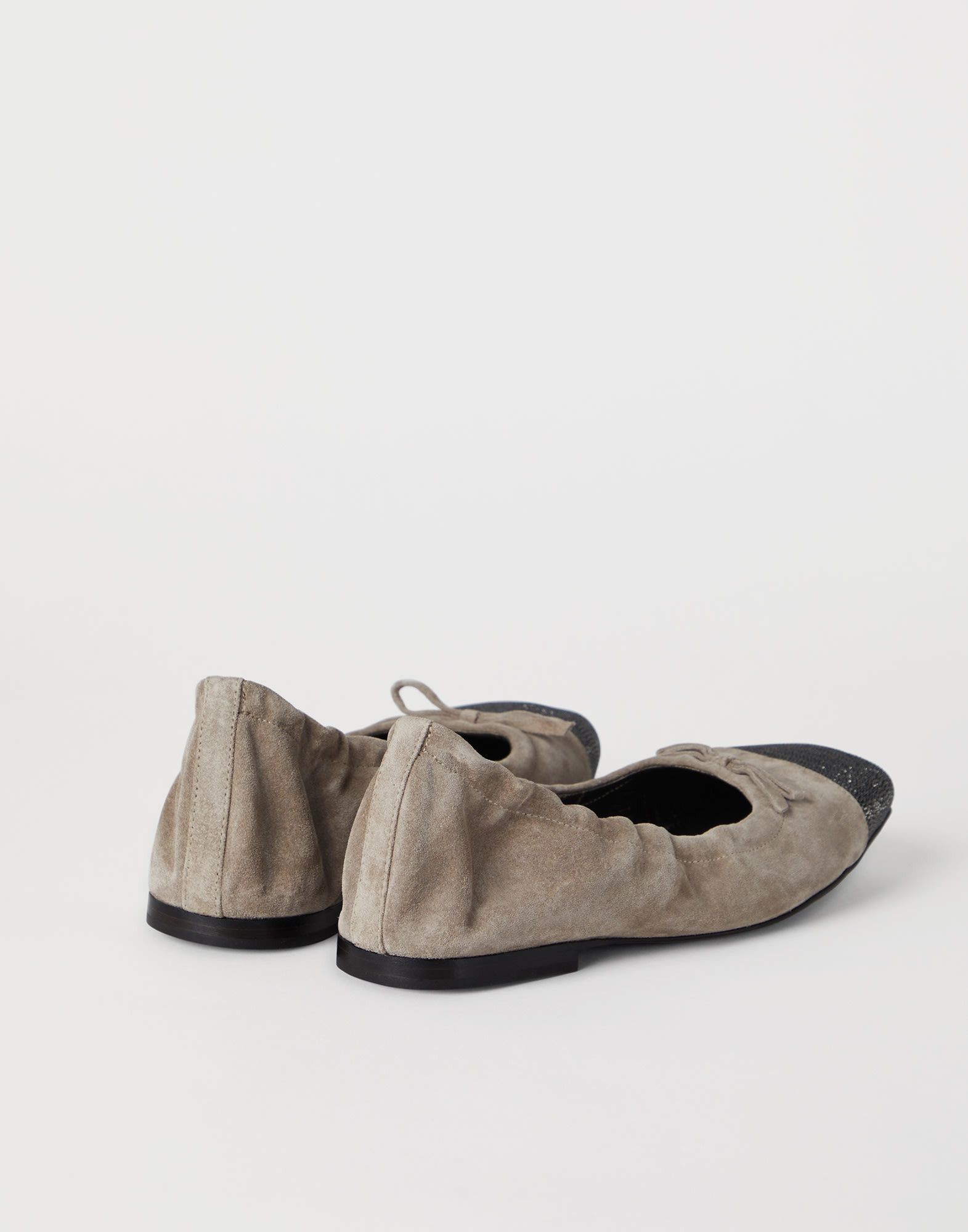 Brunello Cucinelli o1w1db10825 Pair Of Ballet Flats in Brown Size US 9 / IT 39 - 4 Thumbnail