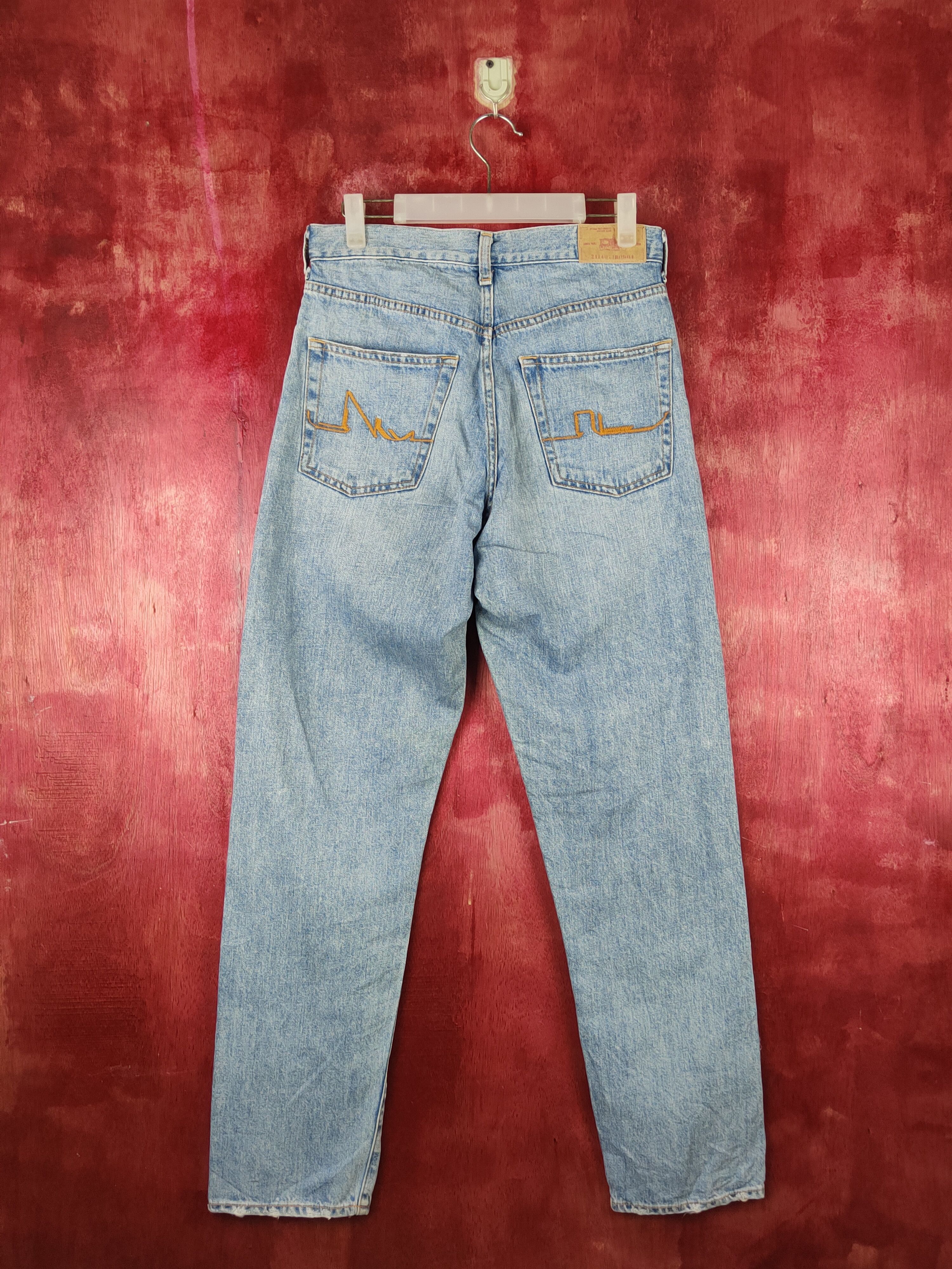 Japanese Brand Ingrid Blue Distressed ripped vintage Denim #S1545 Size US 29 - 7 Thumbnail