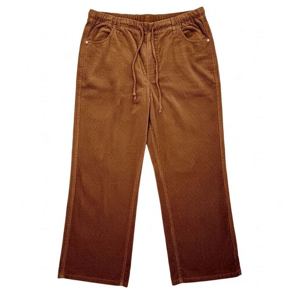 Christian Lacroix Christian Lacroix Women’s Brown Corduroy Wide Leg Pants L Size 34" / US 12 / IT 48 - 1 Thumbnail