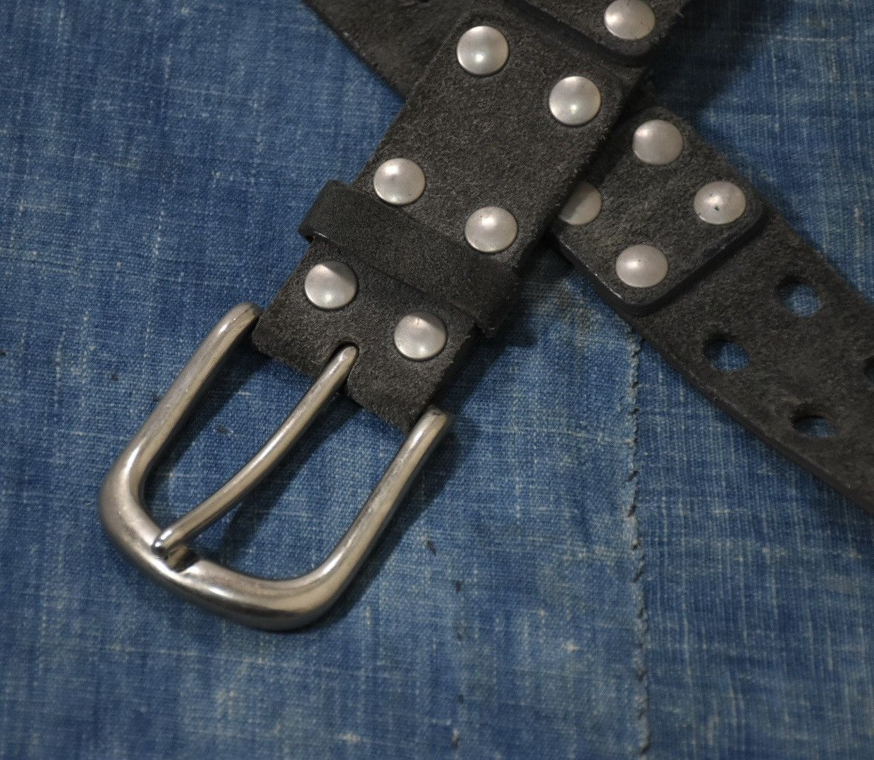 Maison Margiela Maison Martin Margiela rivet Belt cowhide Size 34 - 3 Thumbnail