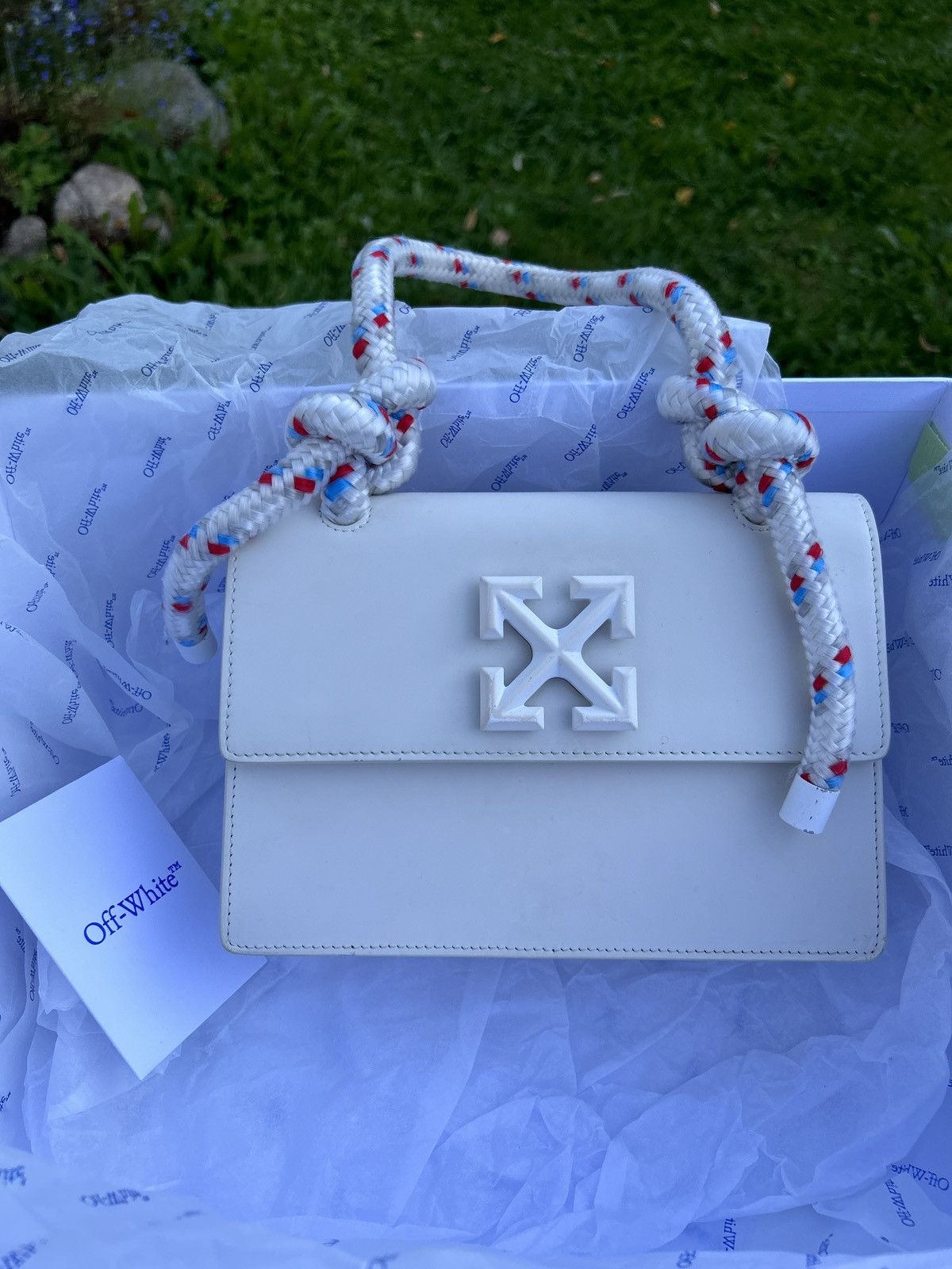 Off-White By Virgil Abloh Jitney Gummy Hand Bag