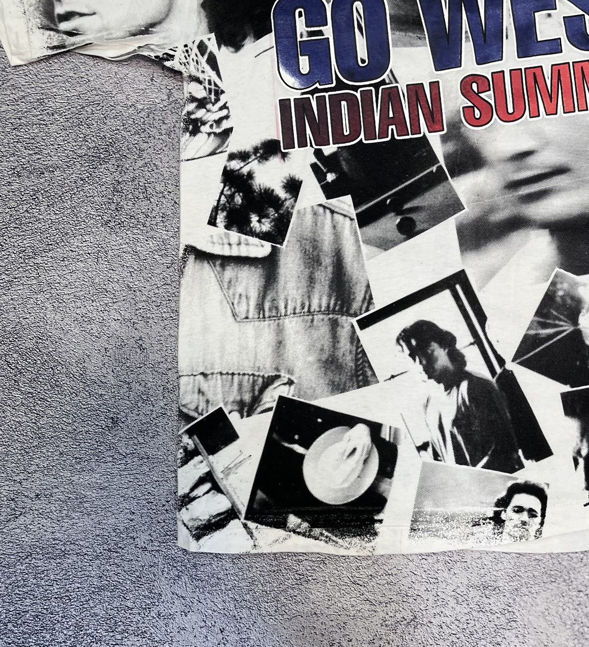 Band Tees Go West Indian Summer 1992 Band T-Shirt Size L USA VTG EMI Size US L / EU 52-54 / 3 - 6 Thumbnail