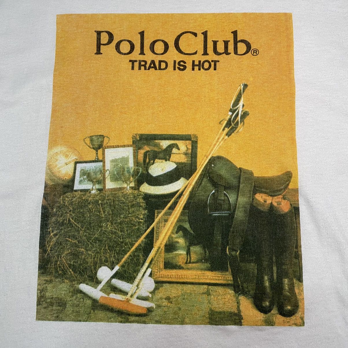 Polo Ralph Lauren × Vintage Vintage 90’s Polo Club Trad Is Hot T Shirt Size US M / EU 48-50 / 2 - 6 Thumbnail