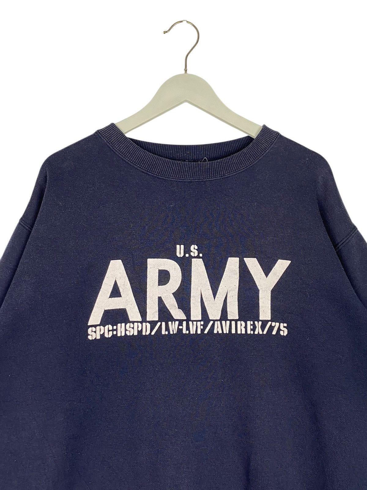 Avirex × Vintage Vintage Avirex Big Logo Printed Sweatshirt Crewneck Purple Size US XL / EU 56 / 4 - 4 Thumbnail