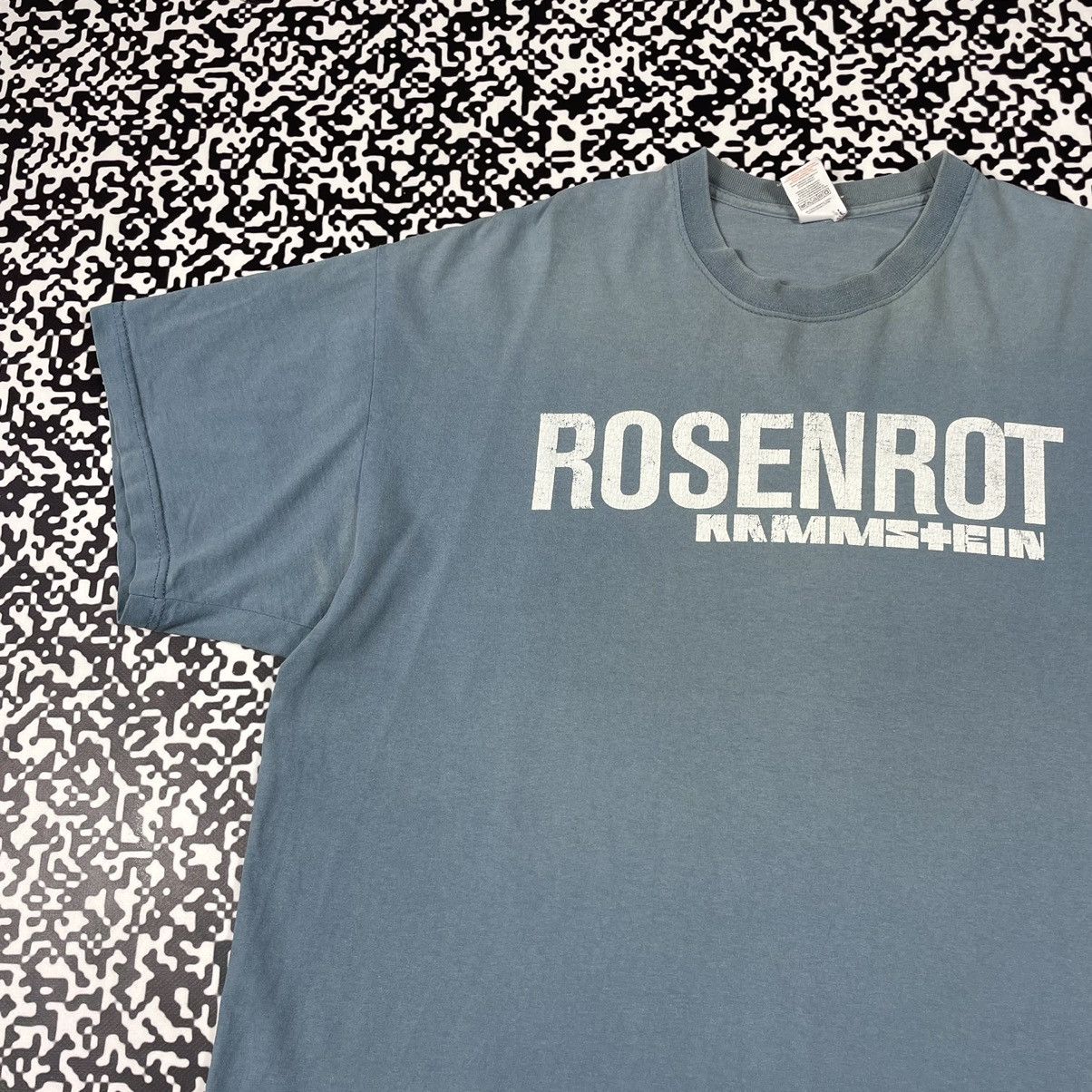 Band Tees × Vintage Vintage 00s Rammstein RosenRot 2005 Band Rock T-shirt Size US XL / EU 56 / 4 - 4 Thumbnail