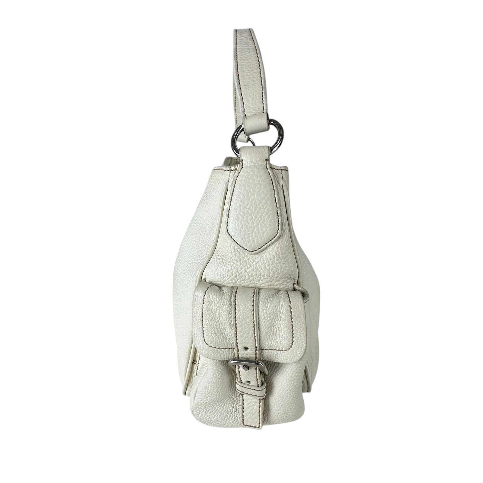 Prada Prada Leather Hobo Bag Size ONE SIZE - 4 Thumbnail