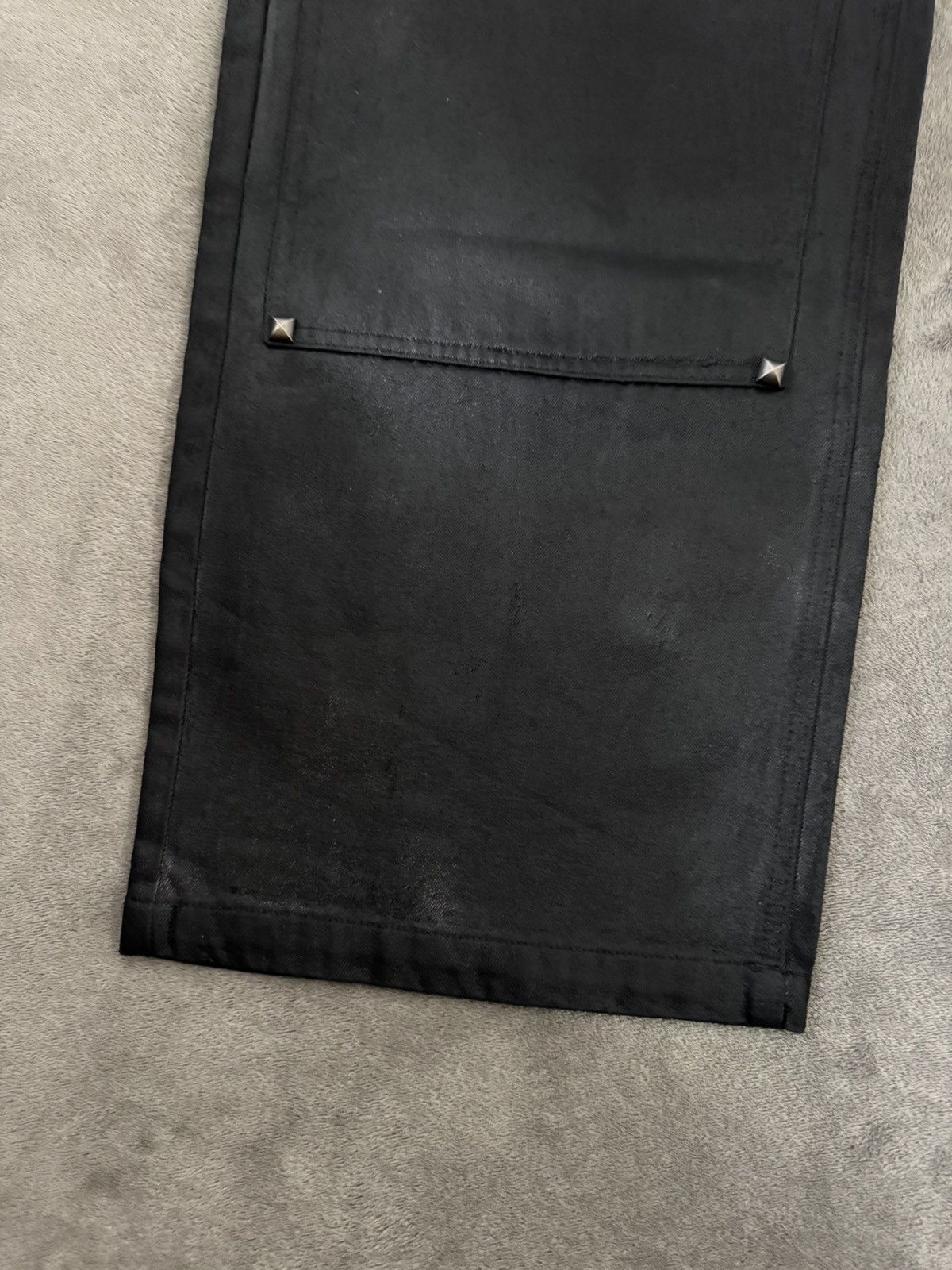 Other TecnineGroup Drill Waxed Black Jeans Size US 32 / EU 48 - 3 Thumbnail
