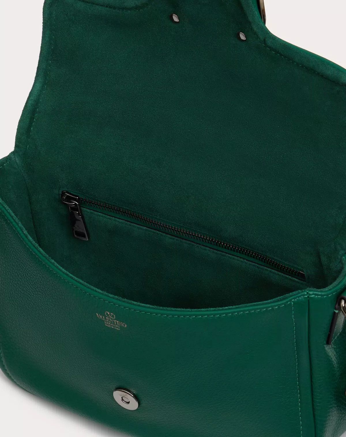 Valentino oc11z0725 Size: OS/Grainy Calfskin Shoulder Bag in Green Size ONE SIZE - 6 Thumbnail