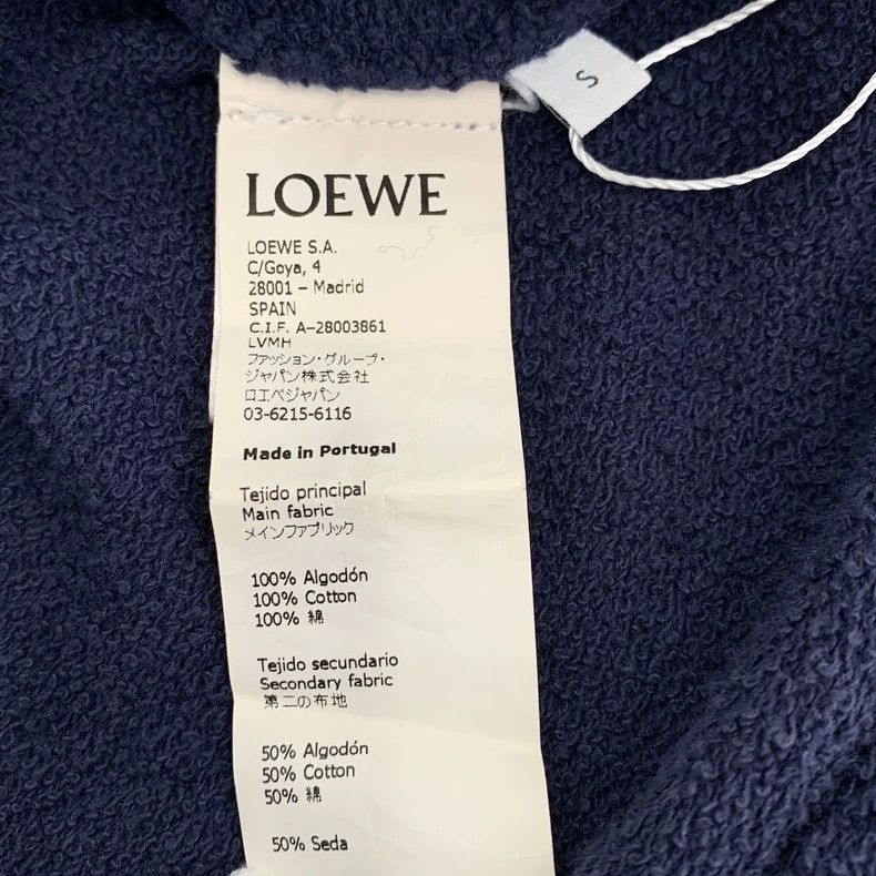 Loewe LOEWE Dark blue logo colored stripe round collar long slee Size S / US 4 / IT 40 - 7 Thumbnail