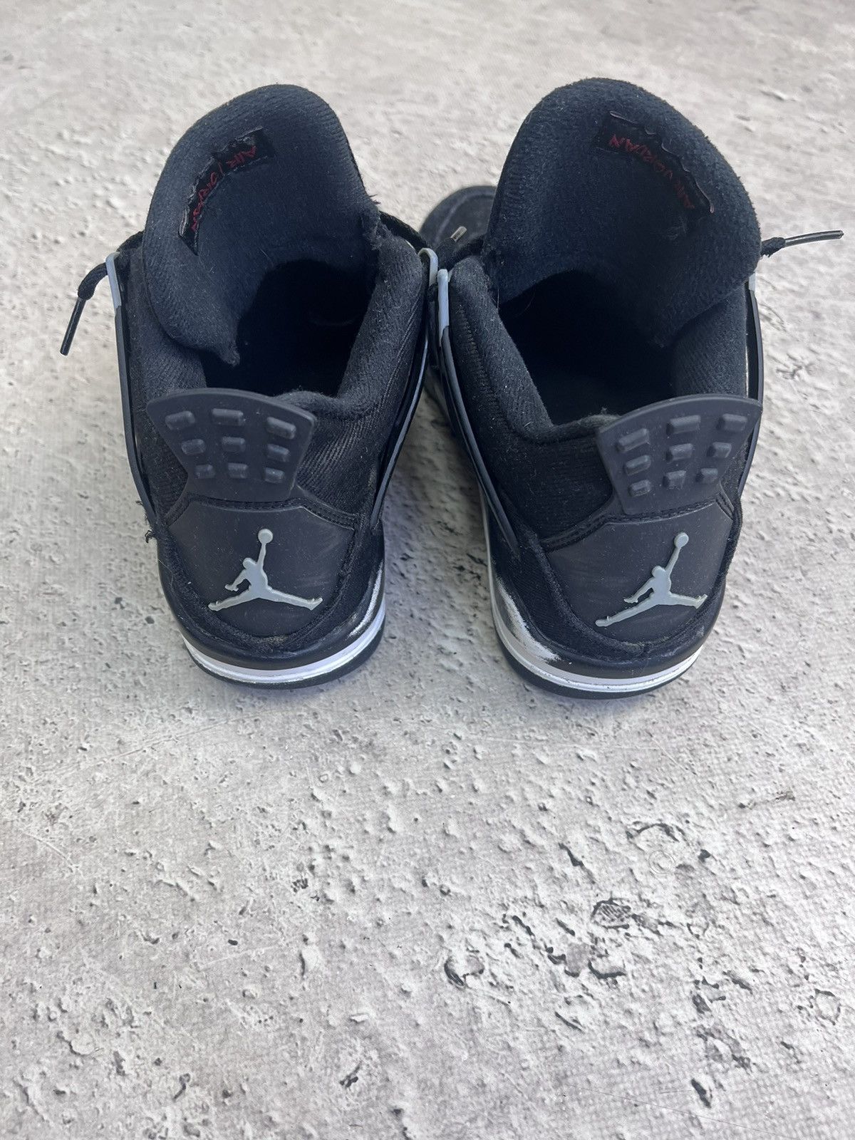 Nike × Vintage Nike Air Jordan 4 Retro SE GS black SNEAKERS SHOES drill Size US 7.5 / IT 37.5 - 4 Thumbnail
