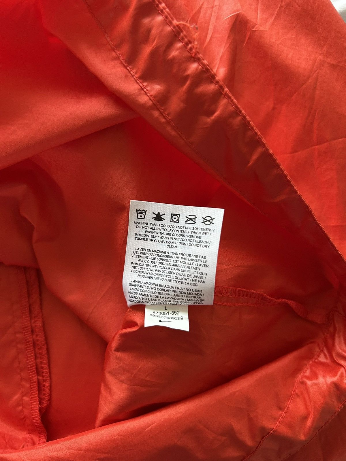 Nike Nike Vintage Windbreaker Jacket (Orange) Size US L / EU 52-54 / 3 - 4 Thumbnail
