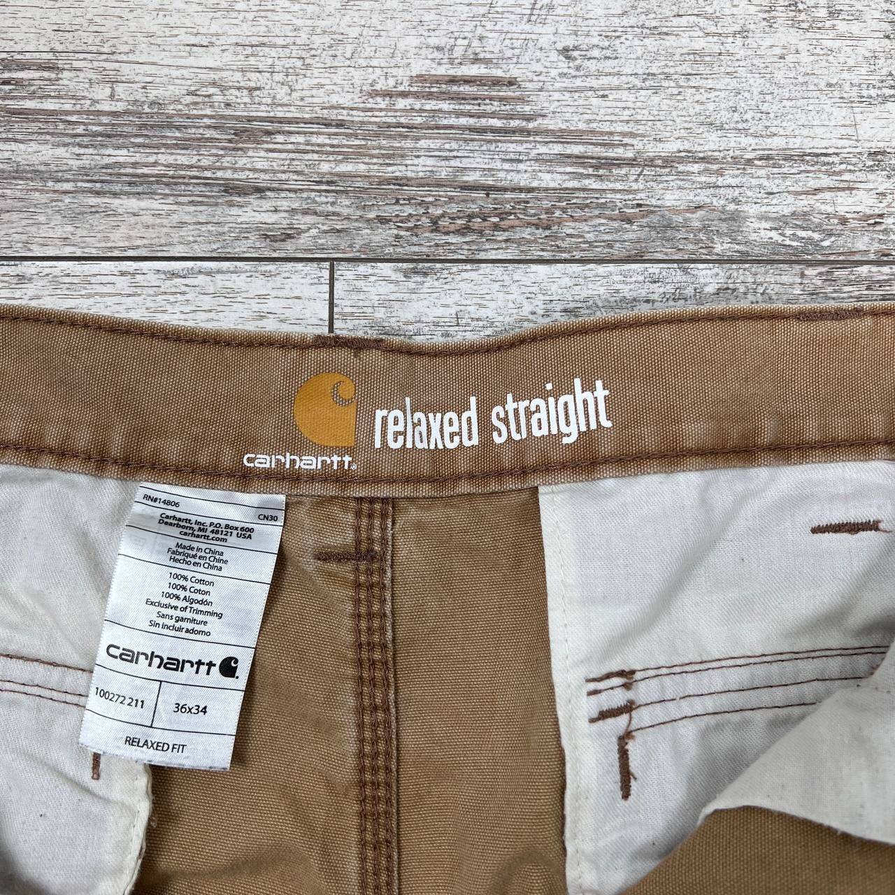 Carhartt Vintage Cargo Carhartt Workwear Pants Relax Fit Size US 36 / EU 52 - 15 Thumbnail