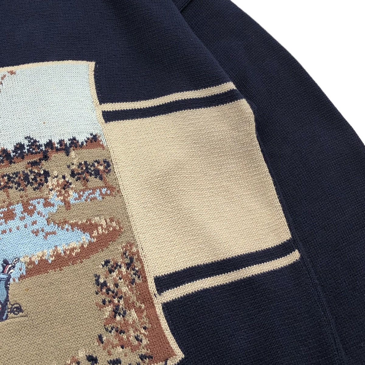 Burberry Vintage Burberrys Golf Logo Knitted Sweater Made in England Size US M / EU 48-50 / 2 - 10 Thumbnail