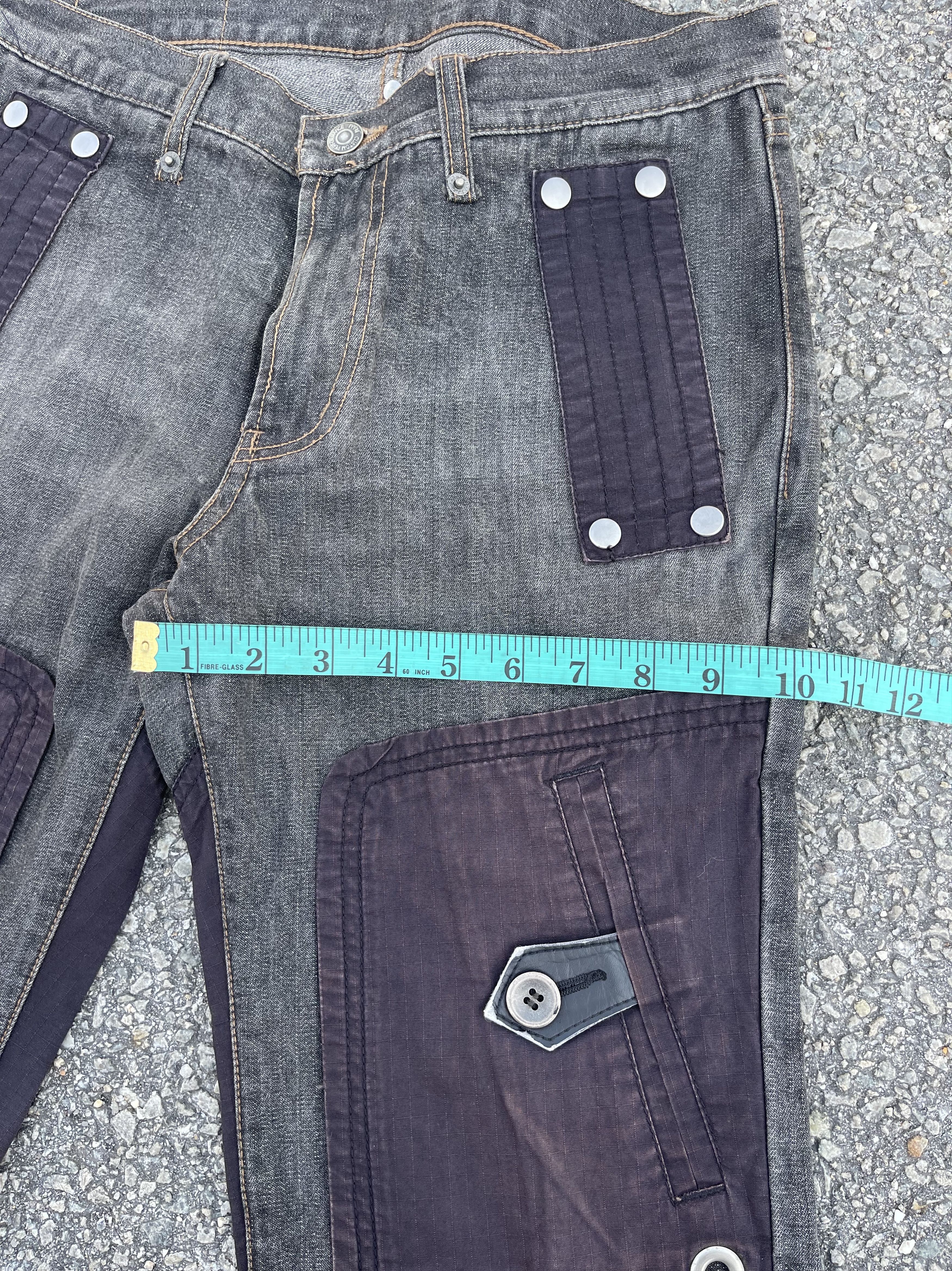 If Six Was Nine × Le Grande Bleu (L.G.B.) × PPFM Vintage PPFM Knee Pocket Faded Style Size US 30 / EU 46 - 11 Thumbnail