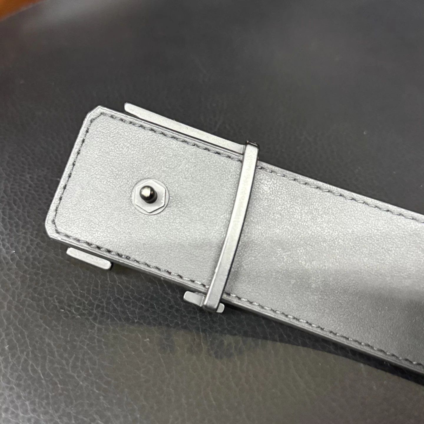 Louis Vuitton LV Black Monogram All Over Print Belt 95CM Size ONE SIZE - 5 Thumbnail