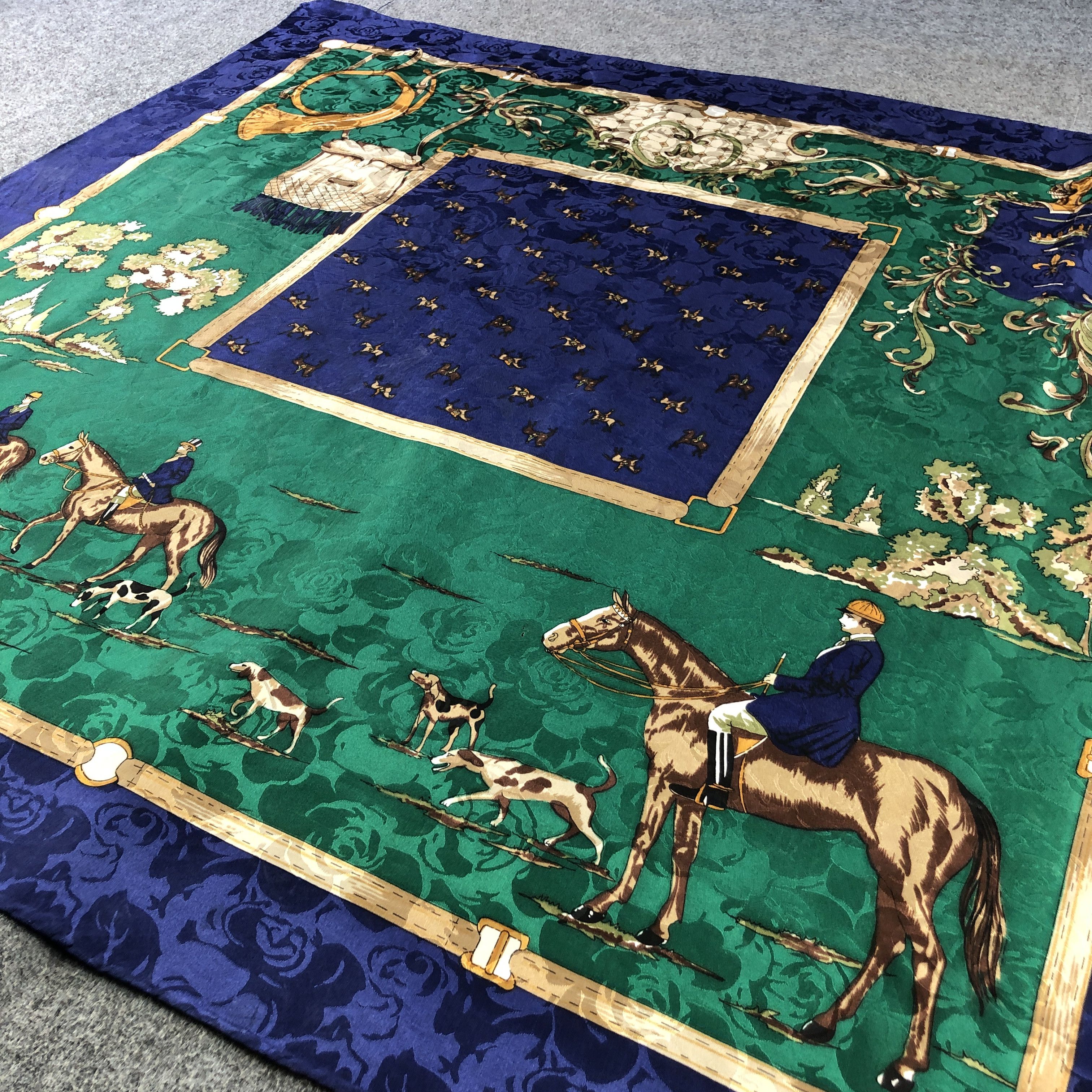 Japanese Brand Vintage Ivo Ruggeri Hand Rolled Silk Scarf M1333 Size ONE SIZE - 3 Thumbnail