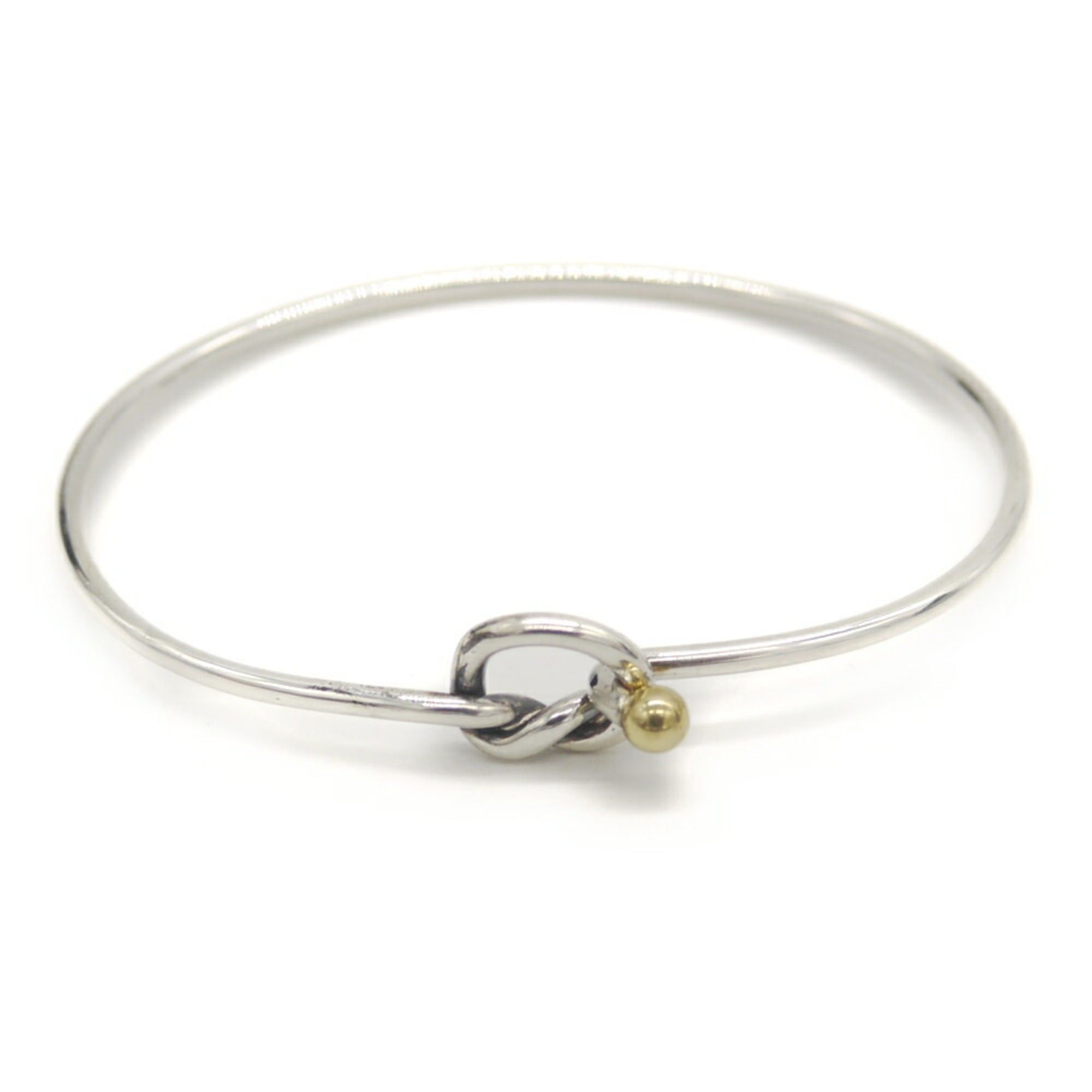 Tiffany & Co. TIFFANY & Co. Tiffany Love Knot Bracelet, Sterling Silver 925 and 18K Gold Size ONE SIZE - 1 Thumbnail