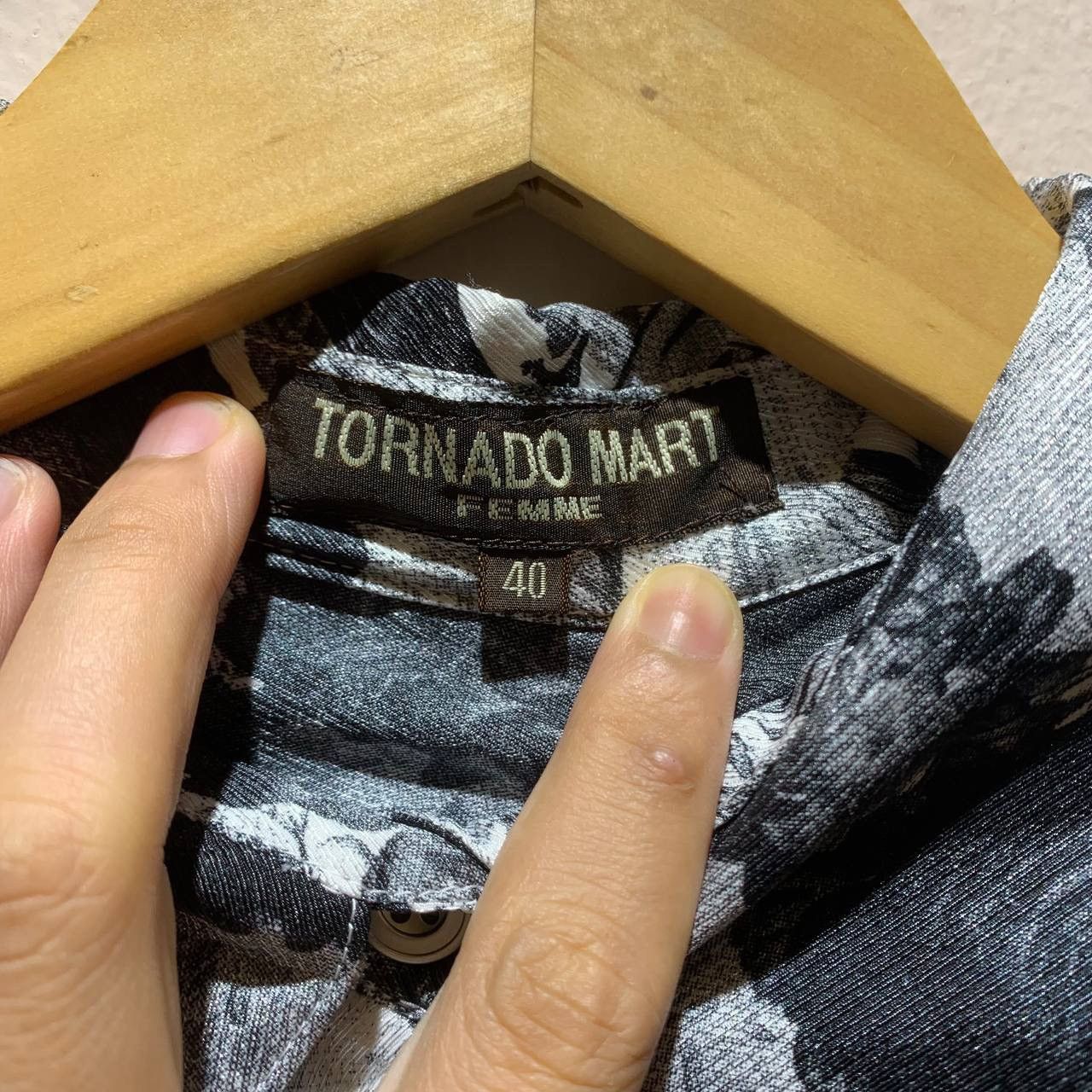 Tornado Mart 🔥 90s Tornado Mart Python Flower Vintage Button Up Shirts 🌪️ Size US M / EU 48-50 / 2 - 10 Thumbnail