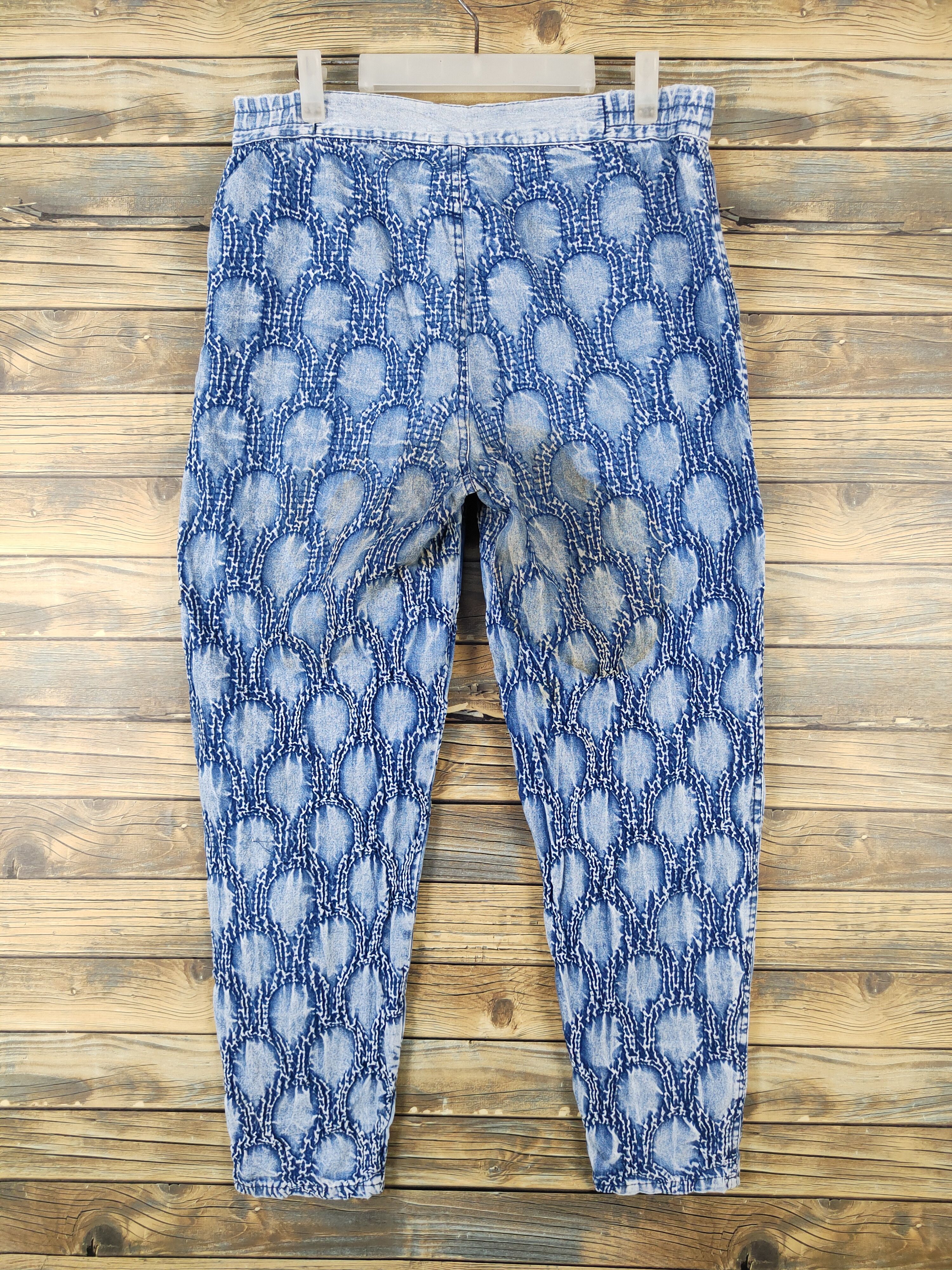 Japanese Brand Japan Vintage Blue No Pocket Casual Pants #W1959 Size US 31 - 9 Thumbnail