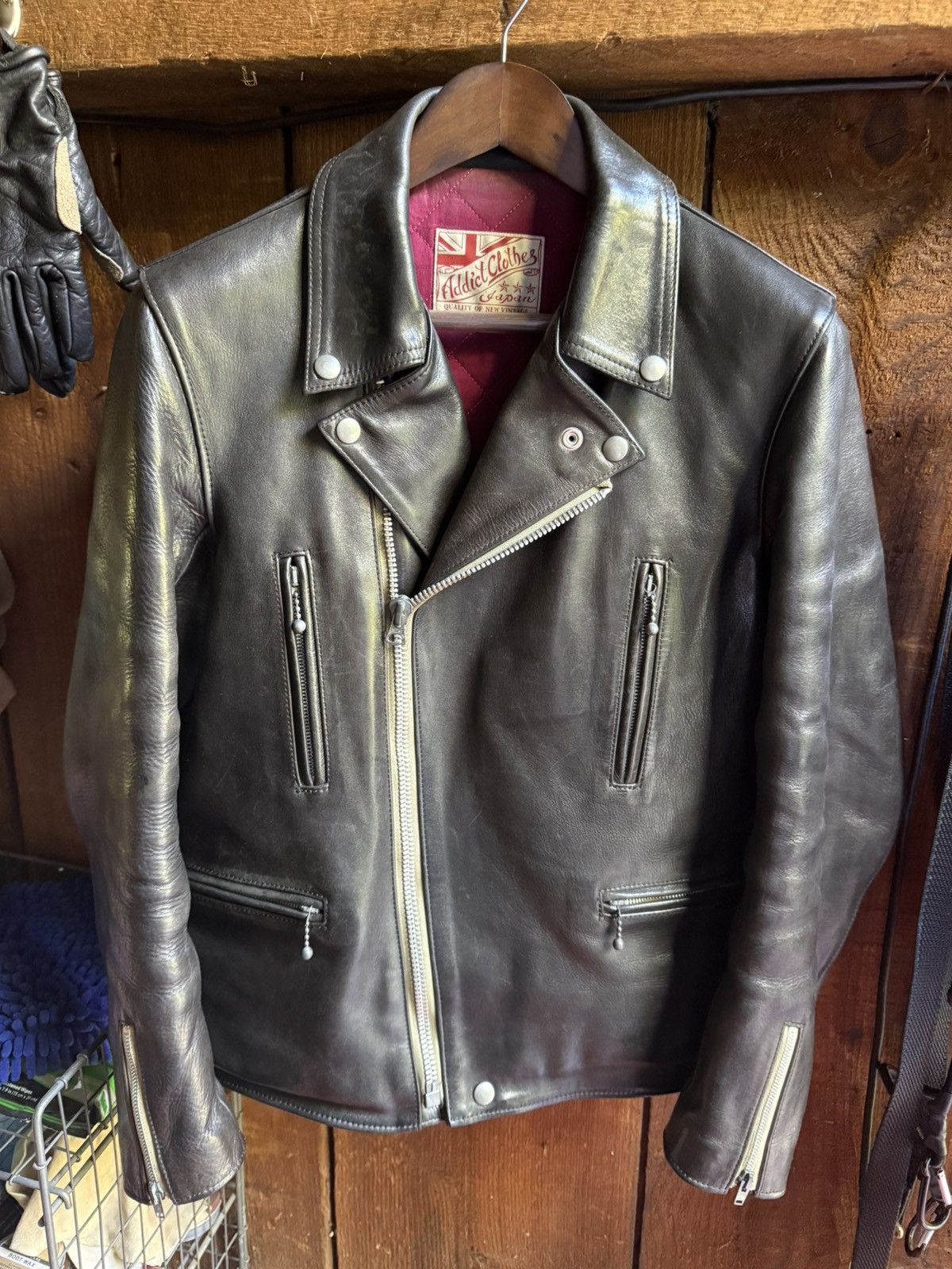 Addict Clothes Japan ADDICT CLOTHES AD-02L Double Riders Jacket Size 38 Size US S / EU 44-46 / 1 - 1 Thumbnail