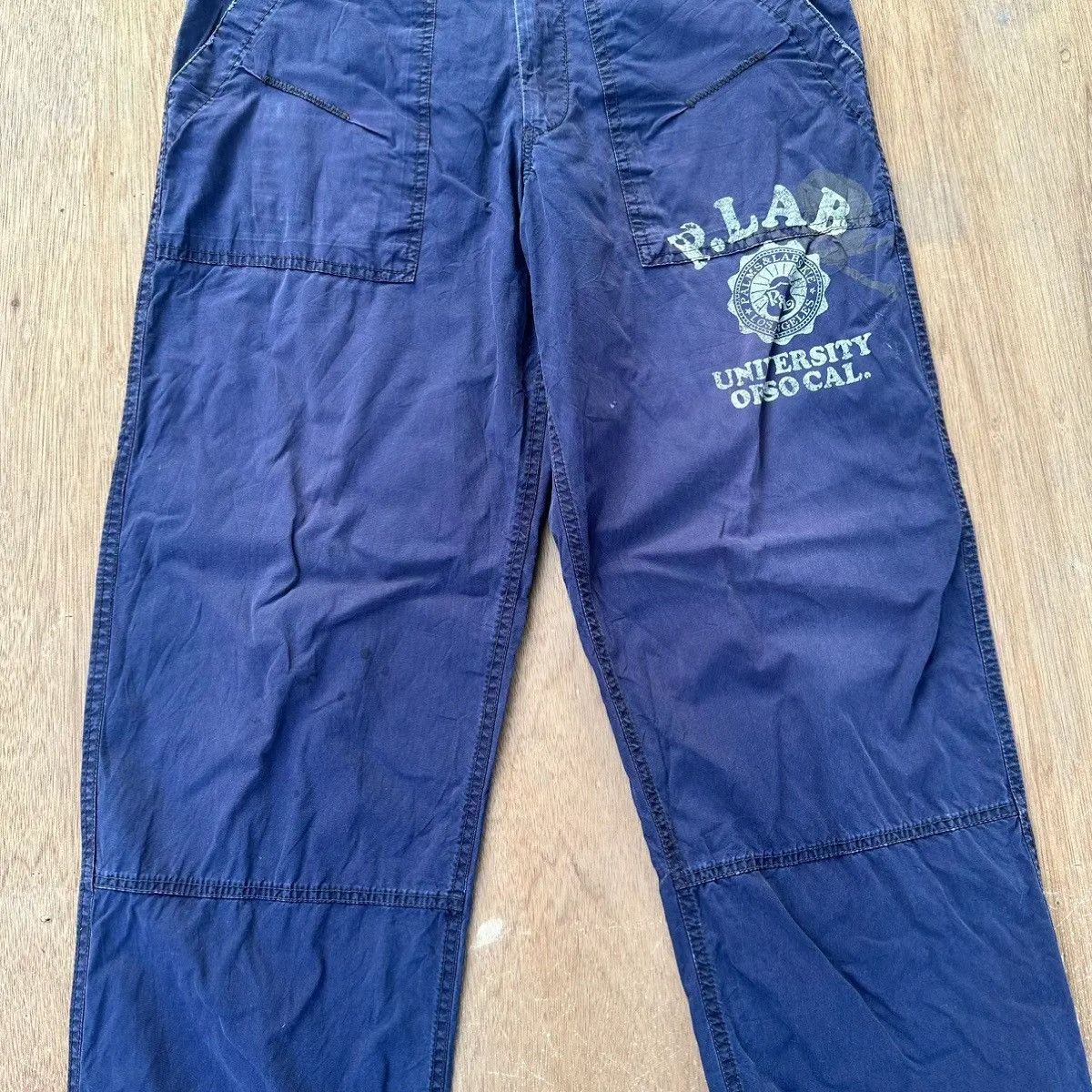 Japanese Brand PALM & LABSKIE JAPANESE TROUSERS VINTAGE BAKER PANTS W32 L31 Size US 32 / EU 48 - 2 Thumbnail
