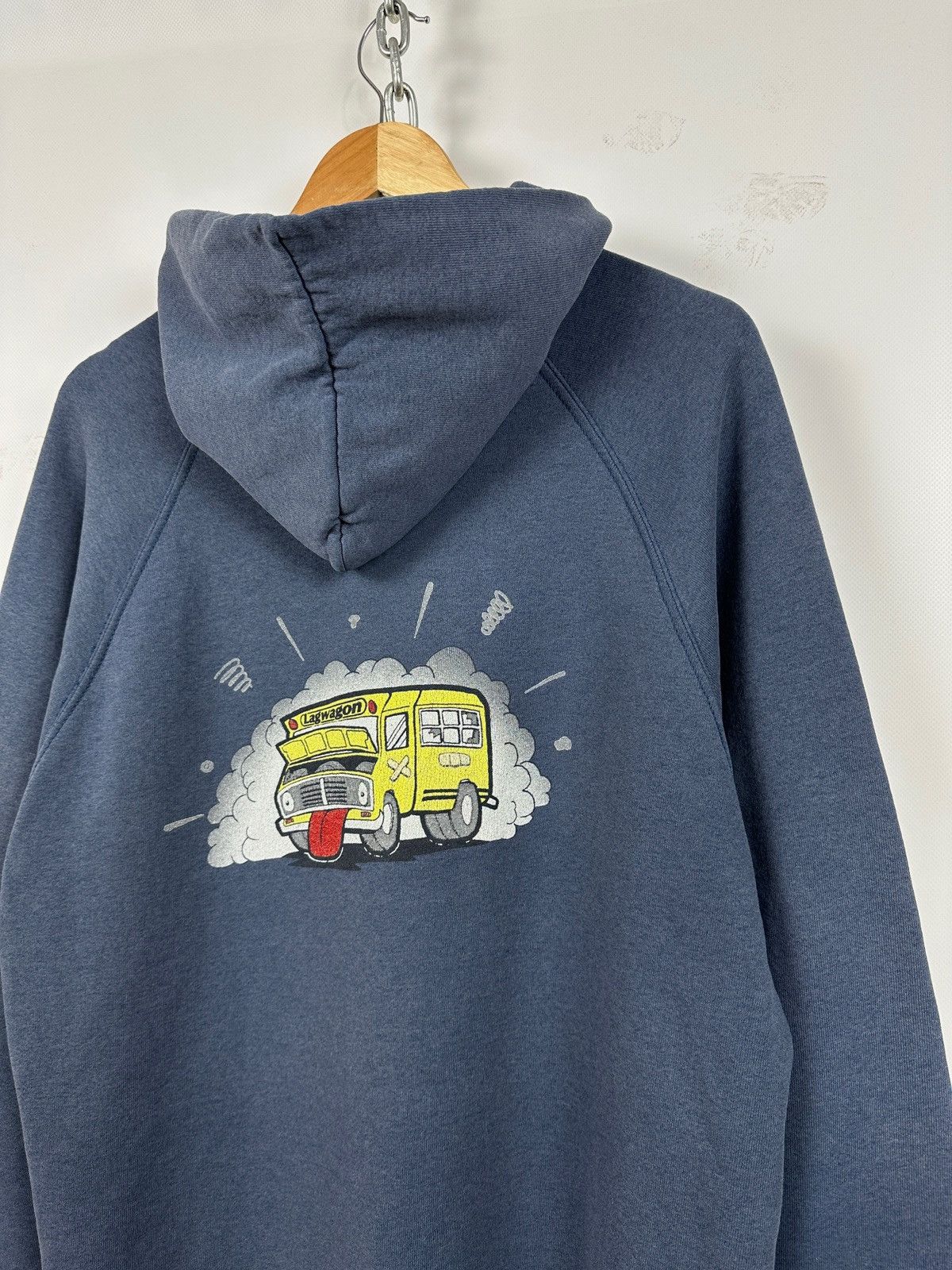 Band Tees Vintage Lagwagon Faded Blue School Bus Band Punk Hoodie Size US XL / EU 56 / 4 - 6 Thumbnail