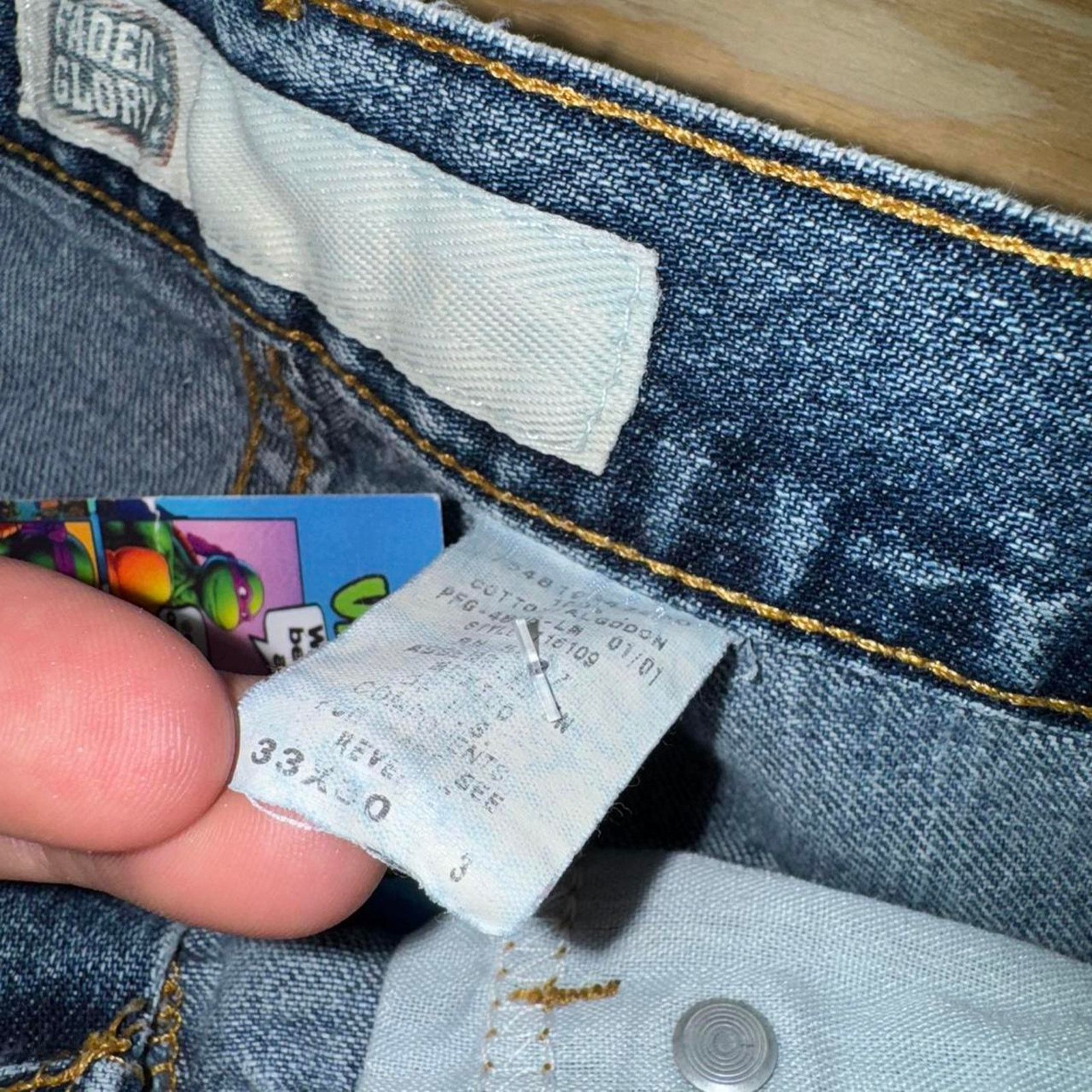 Faded Glory Vintage y2k faded glory carpenter workwear baggy pants jeans Size US 33 - 4 Thumbnail
