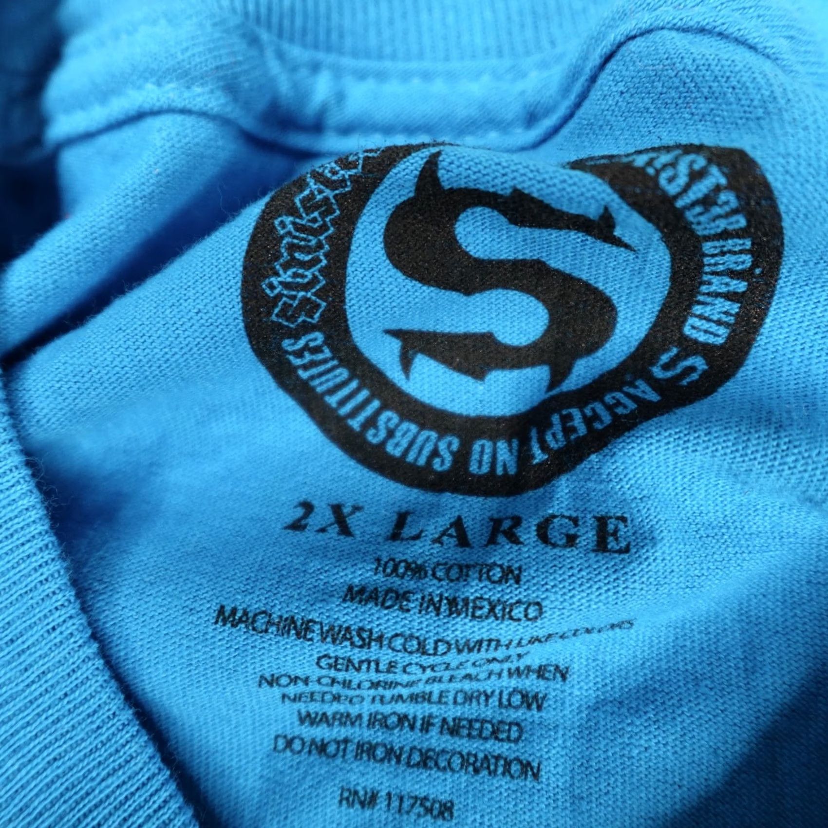 UFC Sinister Mens Shirt 2X Blue UFC 100% Cotton NEW Short Sleeve Crew Neck T-Shirt Size M Regular Cotton Blue Graphics Print Mens Size US M / EU 48-50 / 2 - 2 Thumbnail