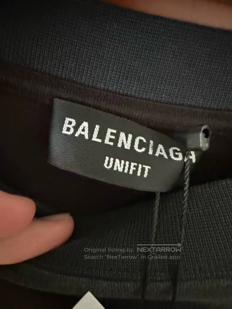 Balenciaga Balenciaga Sonic Hunter Upside-Down Logo Short Sleeve Size US L / EU 52-54 / 3 - 3 Thumbnail