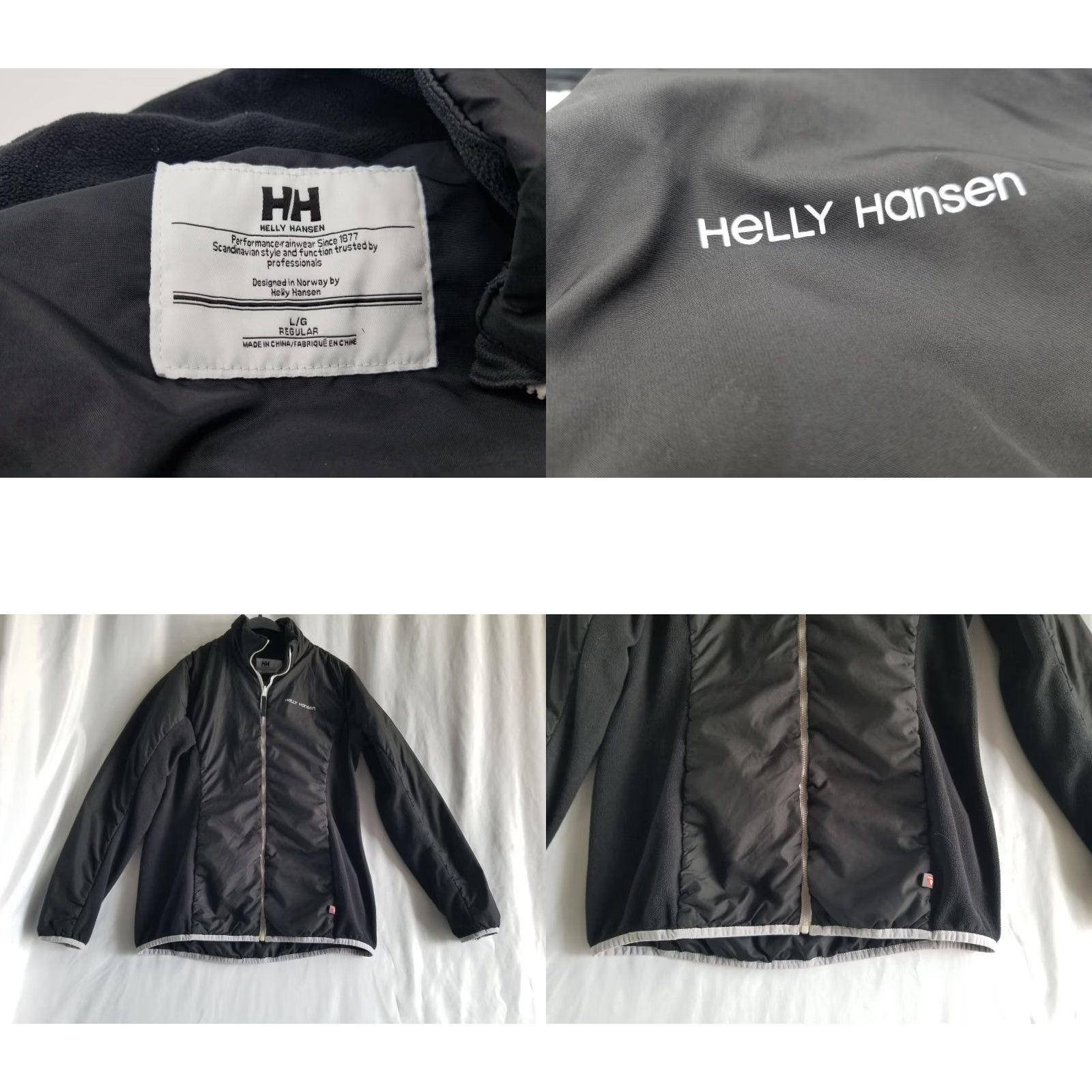 Helly Hansen HELly HANSEN Jacket Winter windbreaker Zipup Size Large Black Women Size L / US 10 / IT 46 - 8 Thumbnail