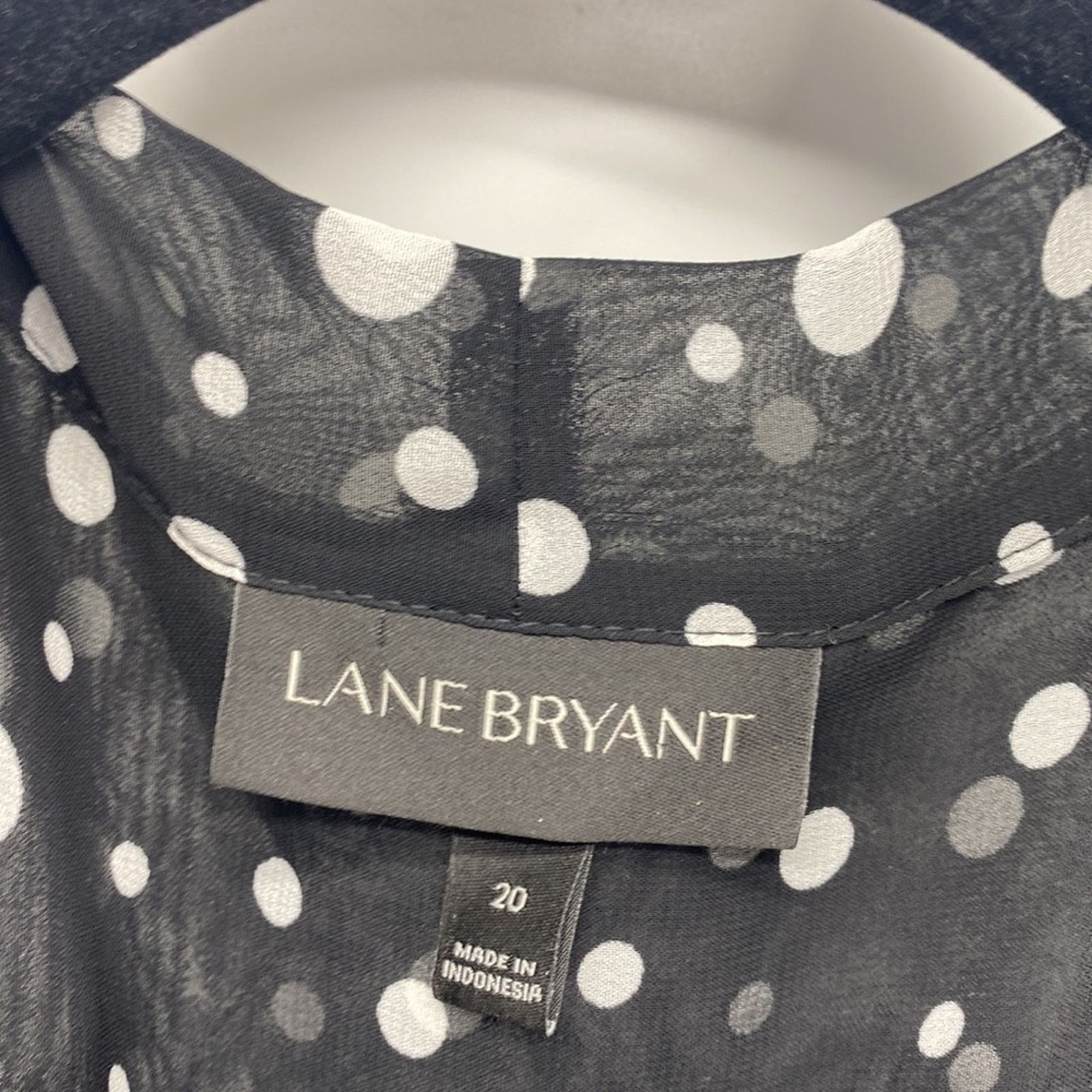 Other Lane Bryant black polka dot above knee dress holiday sz 20 Size 3XL / US 20-22 - 4 Thumbnail