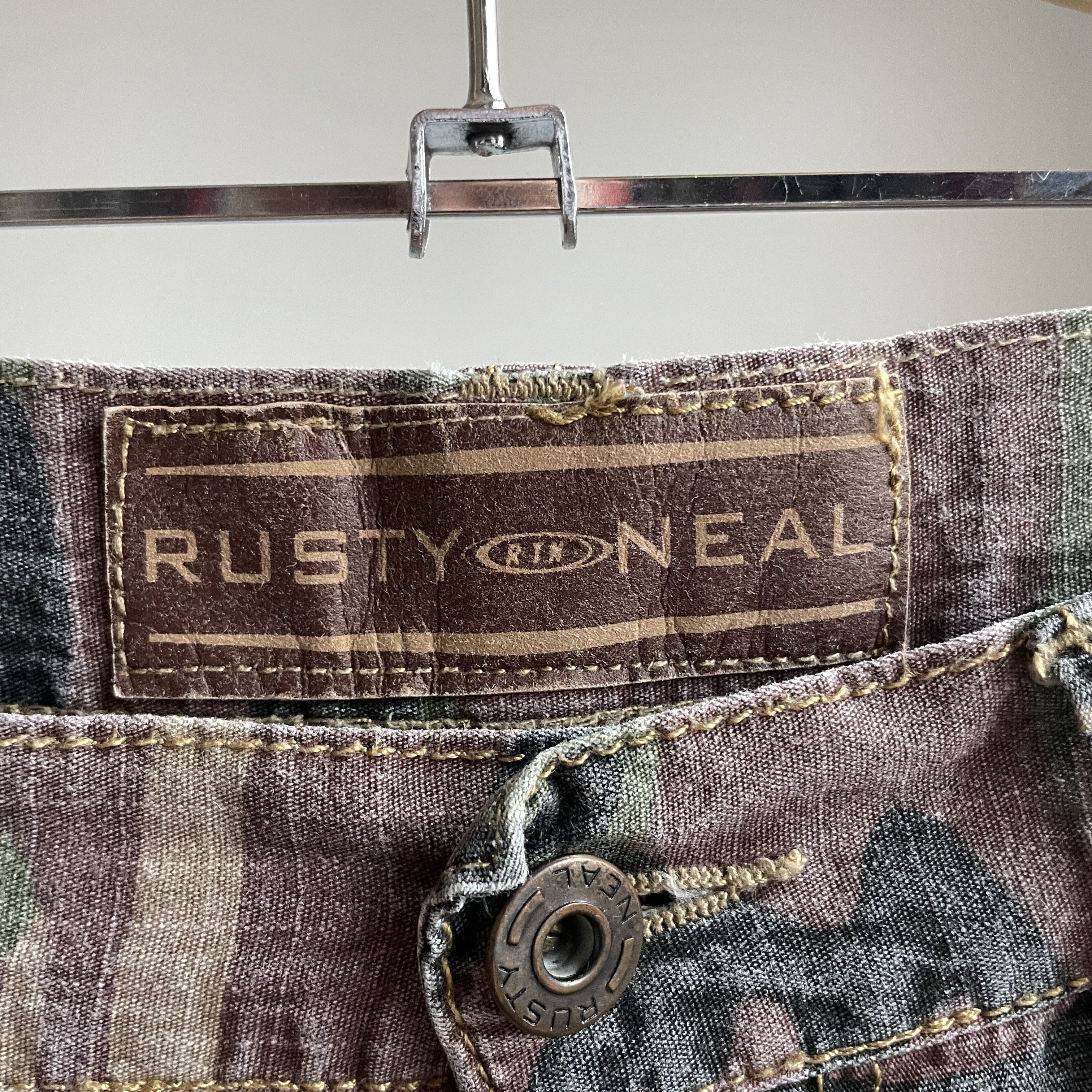 Vintage Rusty Neal Vintage Hybrid Camo/Denim Pants Size 33x34 Size US 33 - 10 Thumbnail