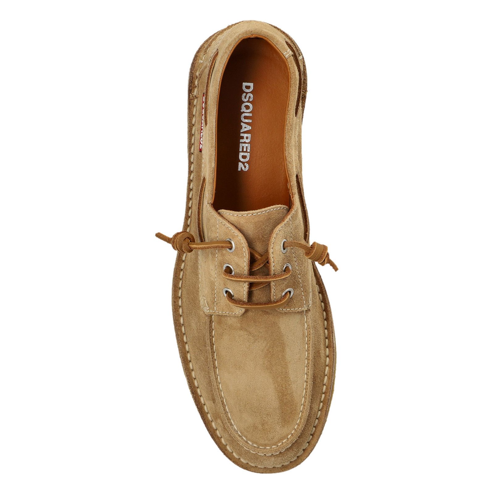 Dsquared2 DSQUARED2 Brown Suede Boat Loafers New And Authentic (Men's Size US 10 / EU 43 - 4 Thumbnail