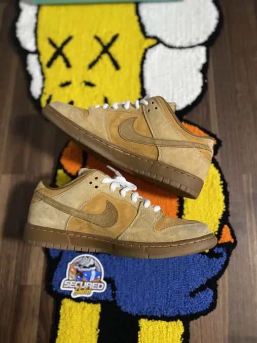 Nike Nike SB Dunk Low Wheat (2017) Size US 9.5 / EU 42-43 - 3 Thumbnail