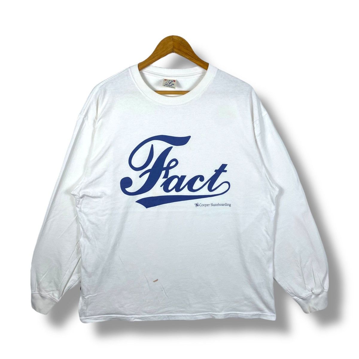 Cooper COOPER SKATEBOARDING Fact Graphic Longsleeve Tee Shirt Size US M / EU 48-50 / 2 - 1 Thumbnail